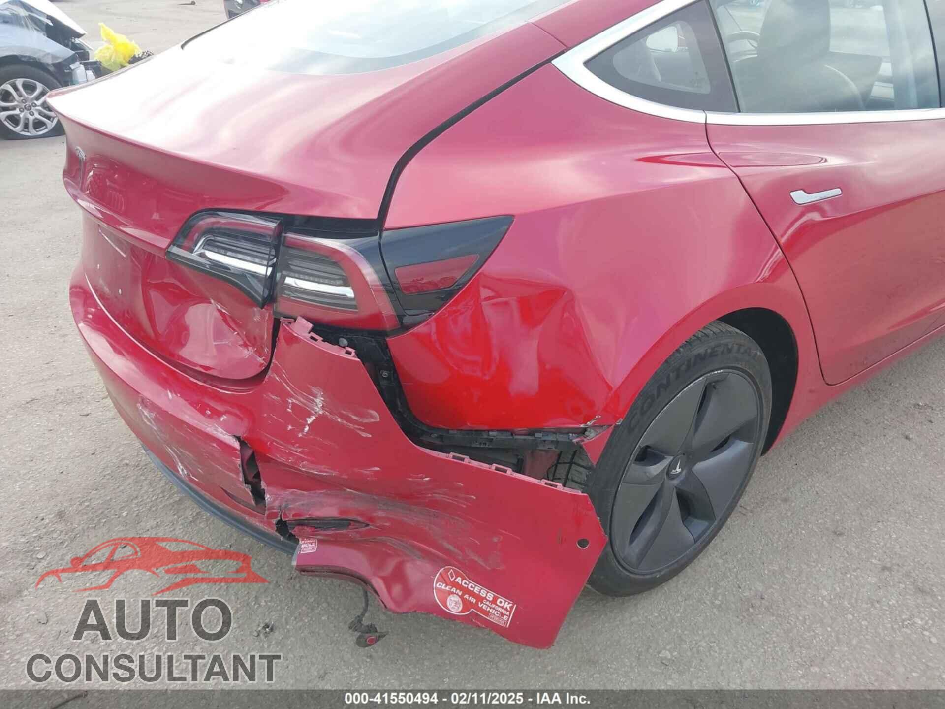TESLA MODEL 3 2018 - 5YJ3E1EA5JF038218