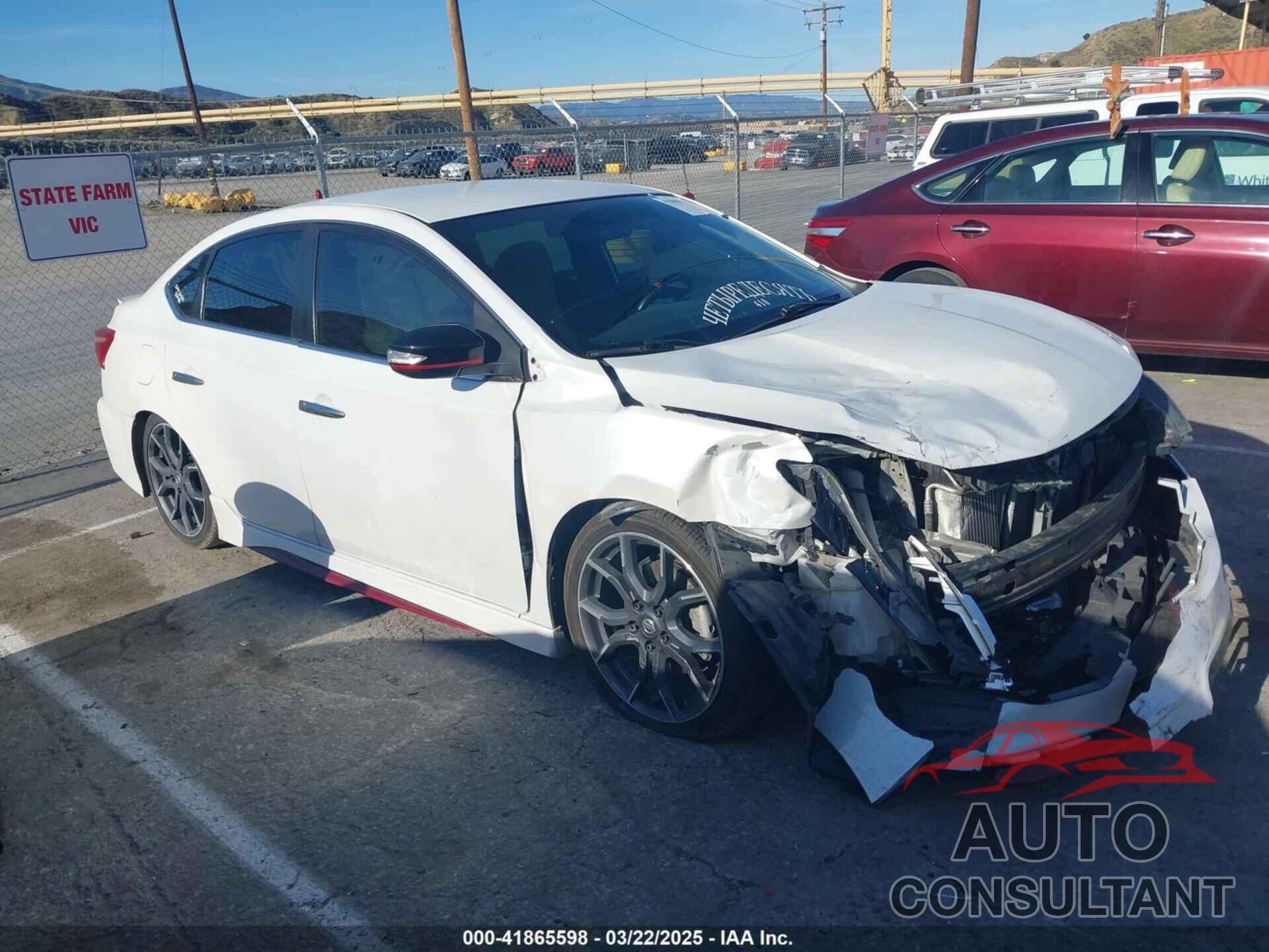 NISSAN SENTRA 2018 - 3N1CB7AP4JY232610