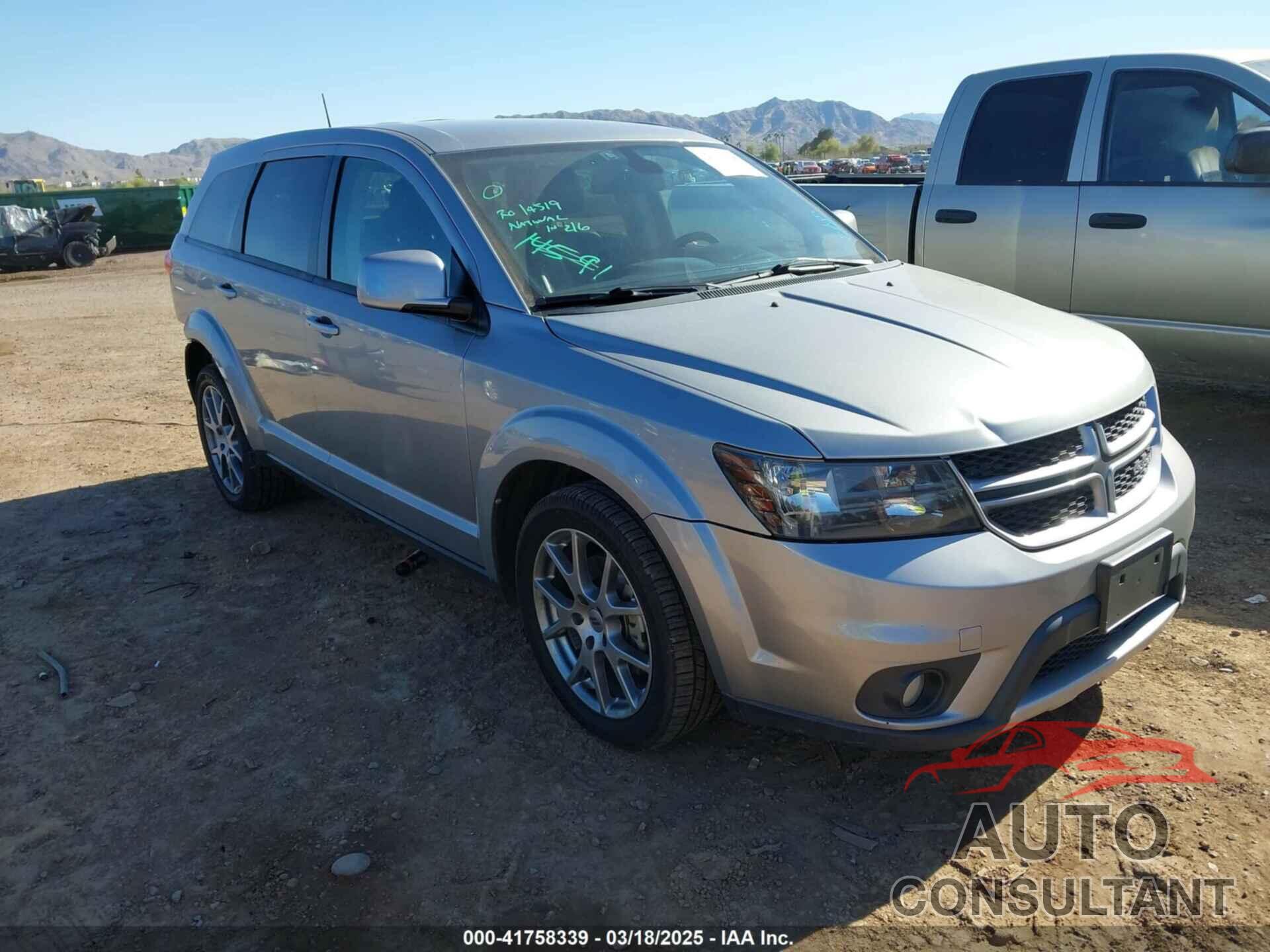 DODGE JOURNEY 2019 - 3C4PDDEGXKT784922