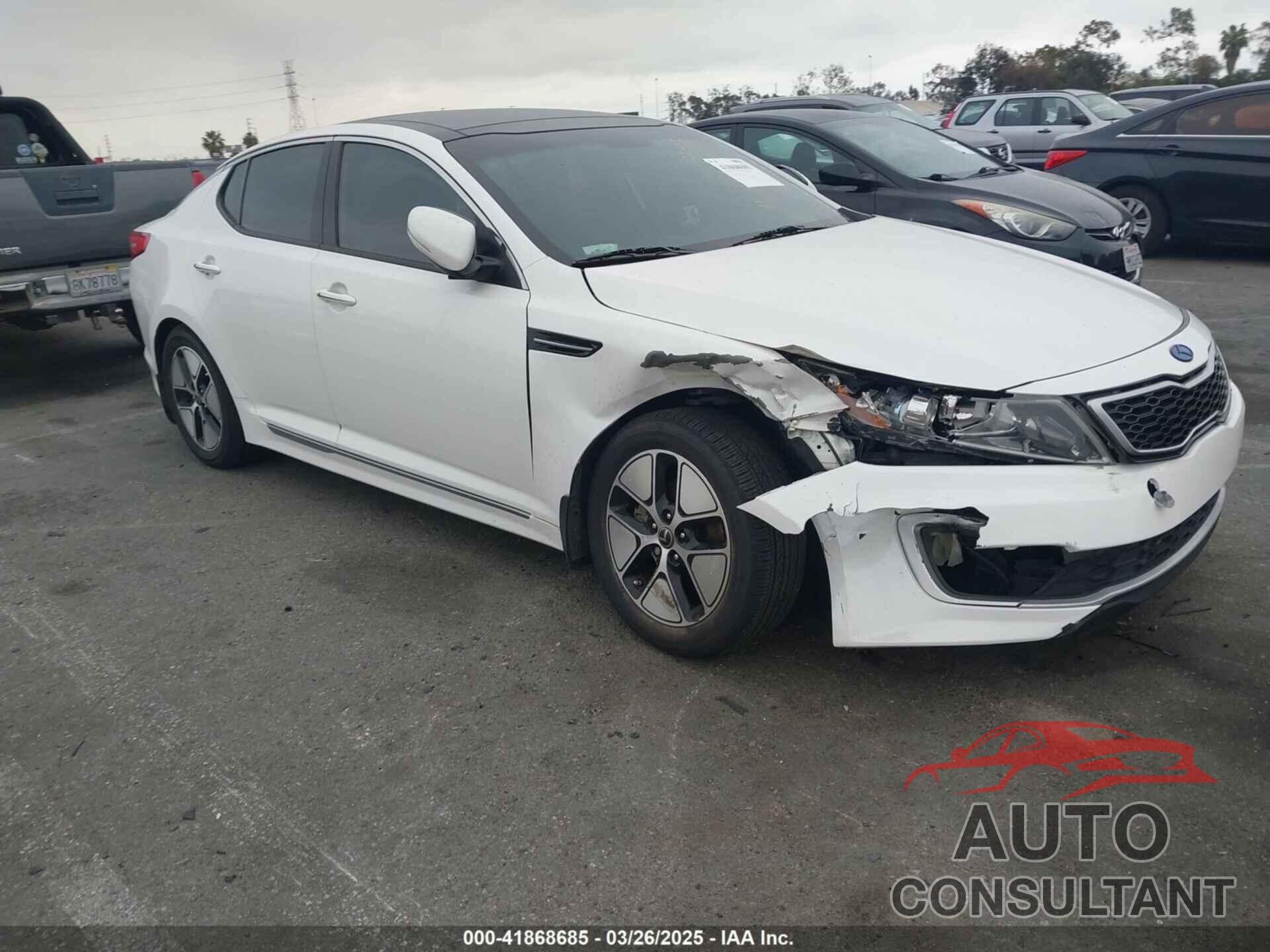 KIA OPTIMA HYBRID 2011 - KNAGM4AD1B5008168