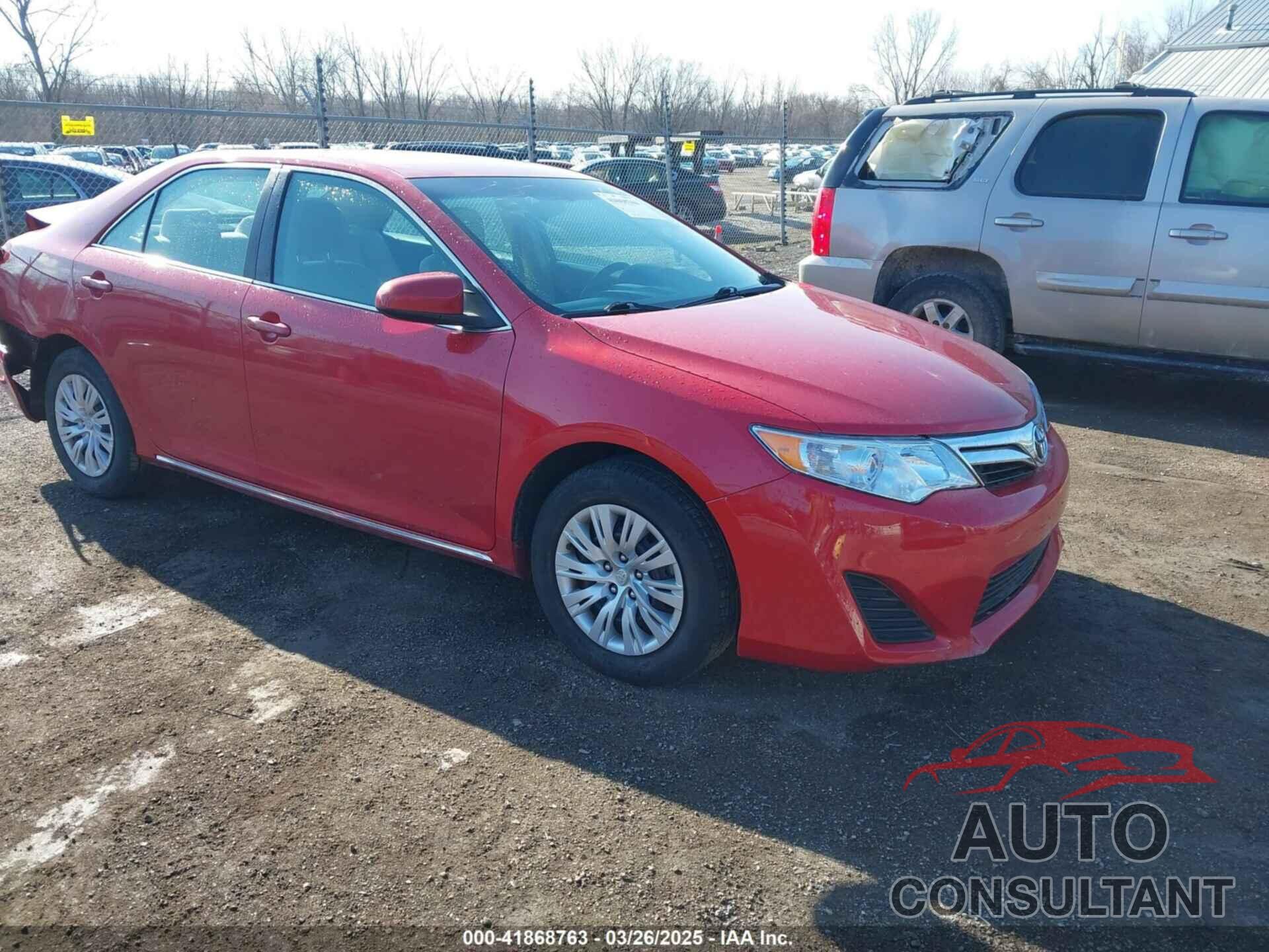 TOYOTA CAMRY 2013 - 4T1BF1FK0DU667876