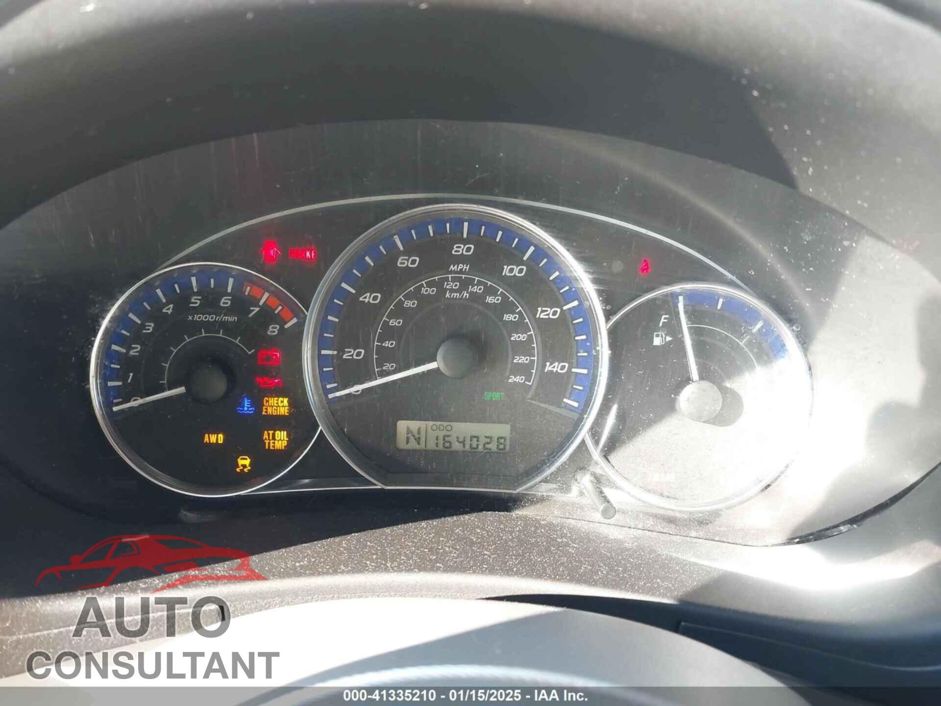 SUBARU FORESTER 2013 - JF2SHAAC0DH400309