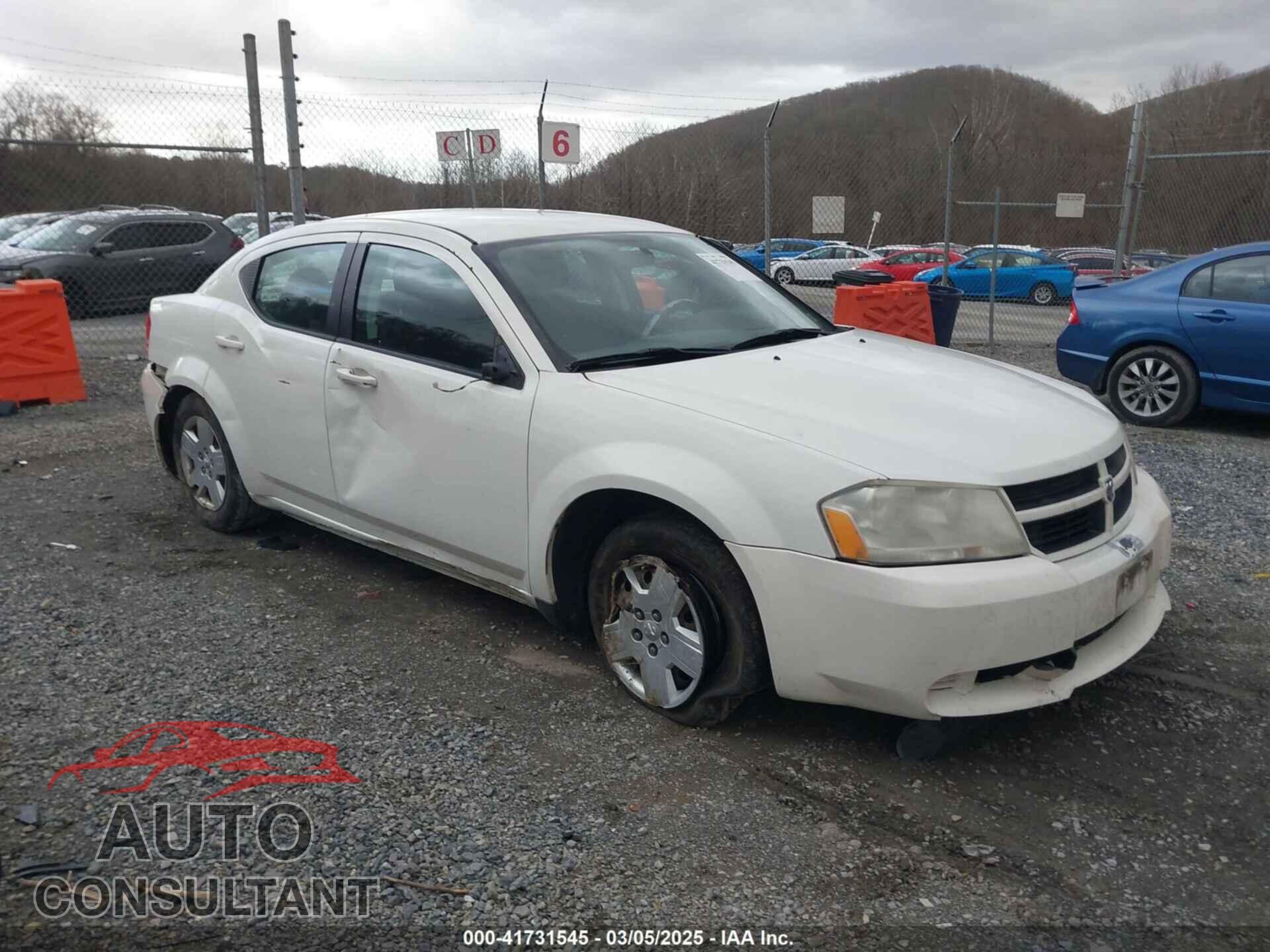 DODGE AVENGER 2010 - 1B3CC4FB5AN214640