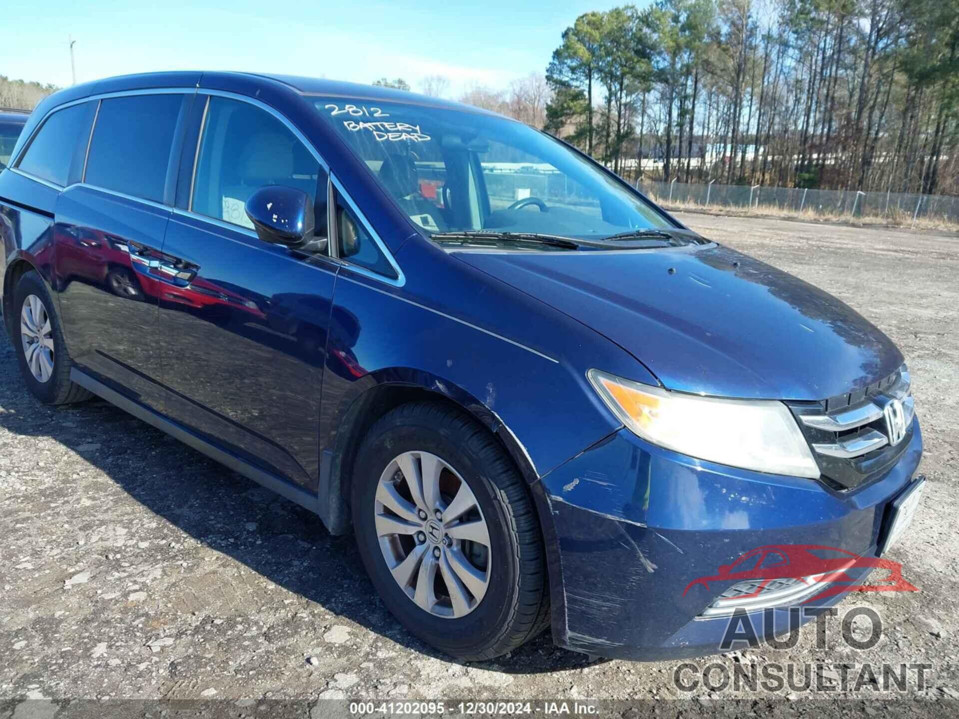 HONDA ODYSSEY 2015 - 5FNRL5H47FB092088