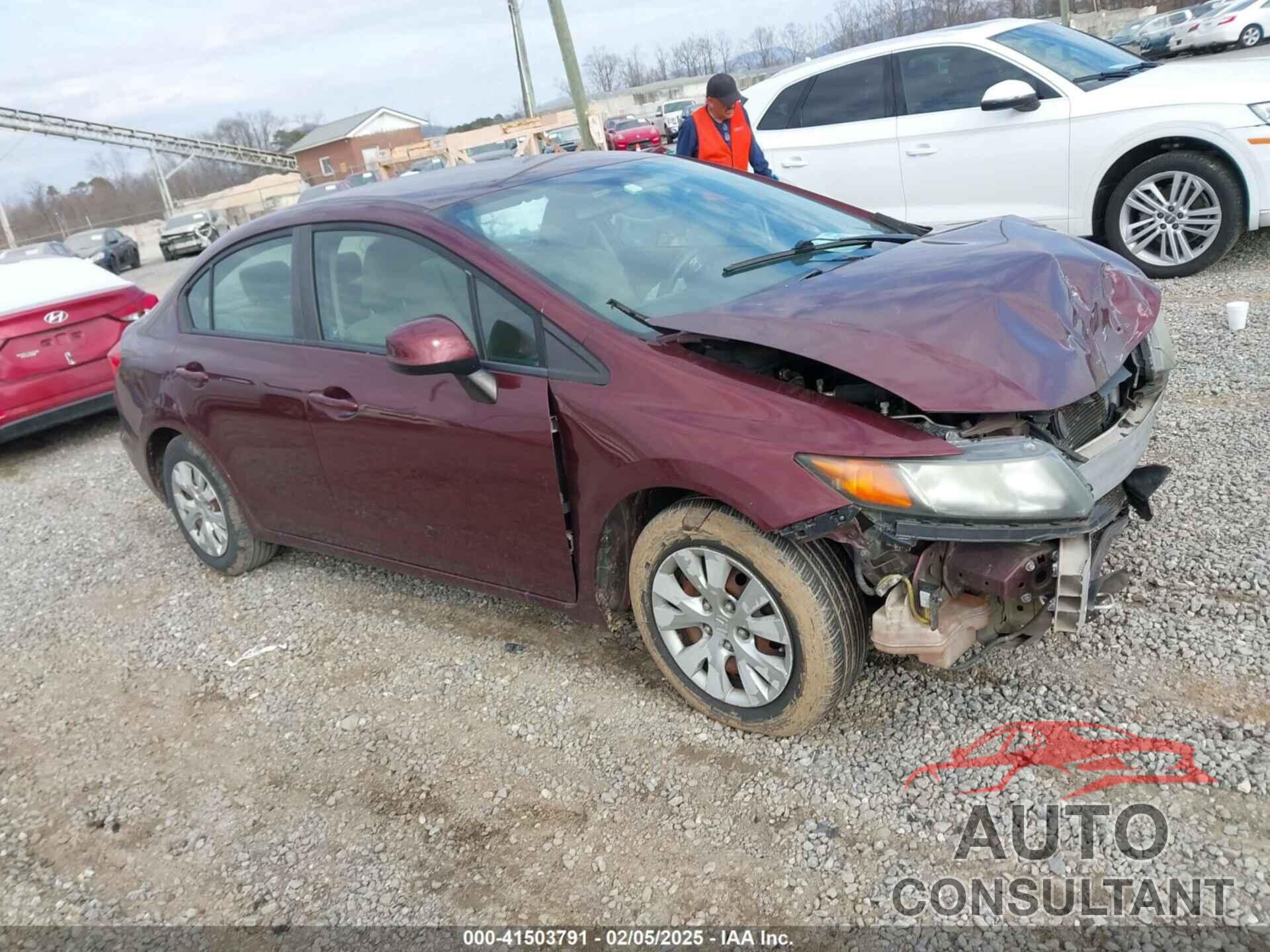 HONDA CIVIC 2012 - 19XFB2F53CE094292