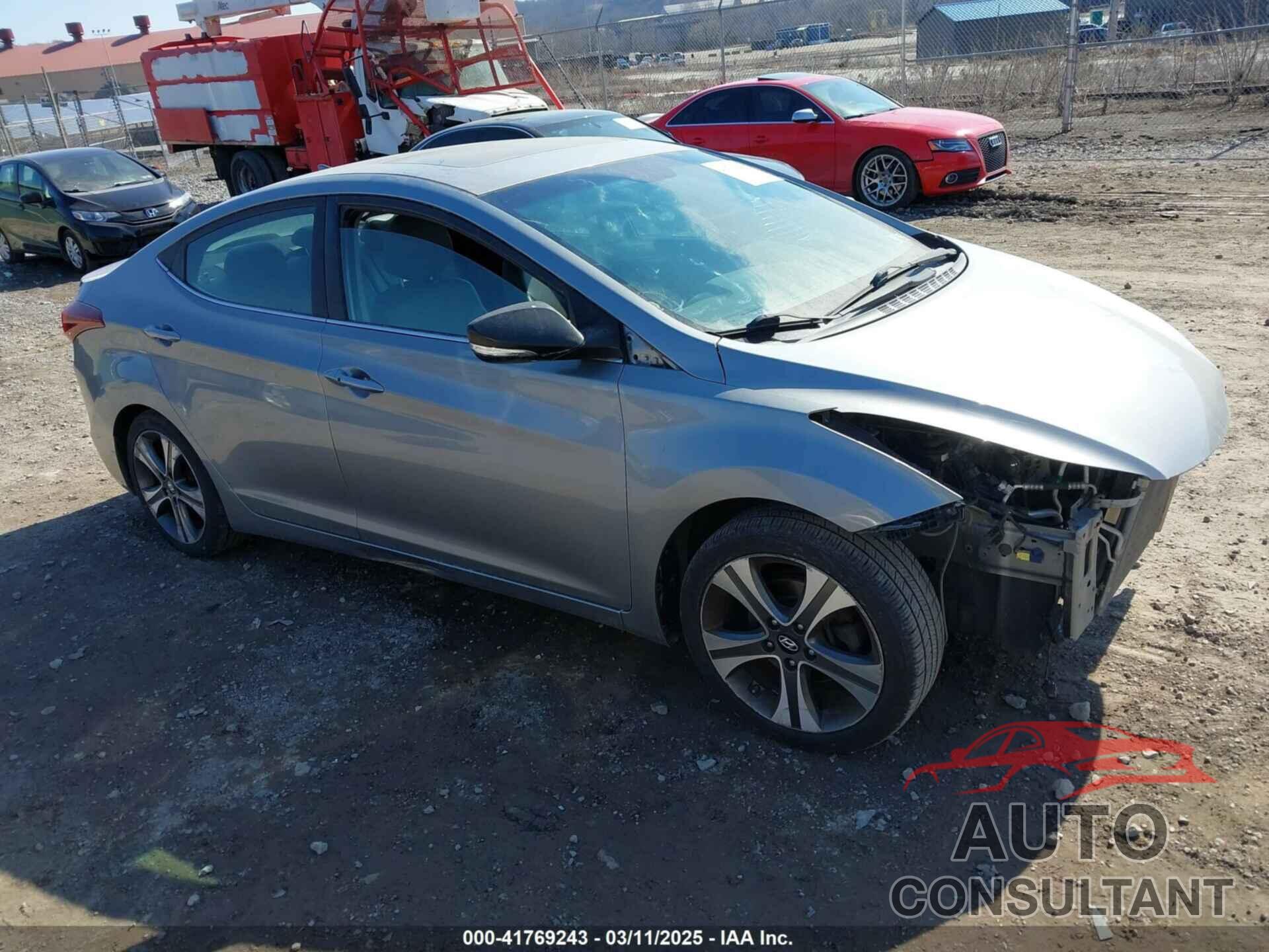 HYUNDAI ELANTRA 2015 - KMHDH4AH6FU235960