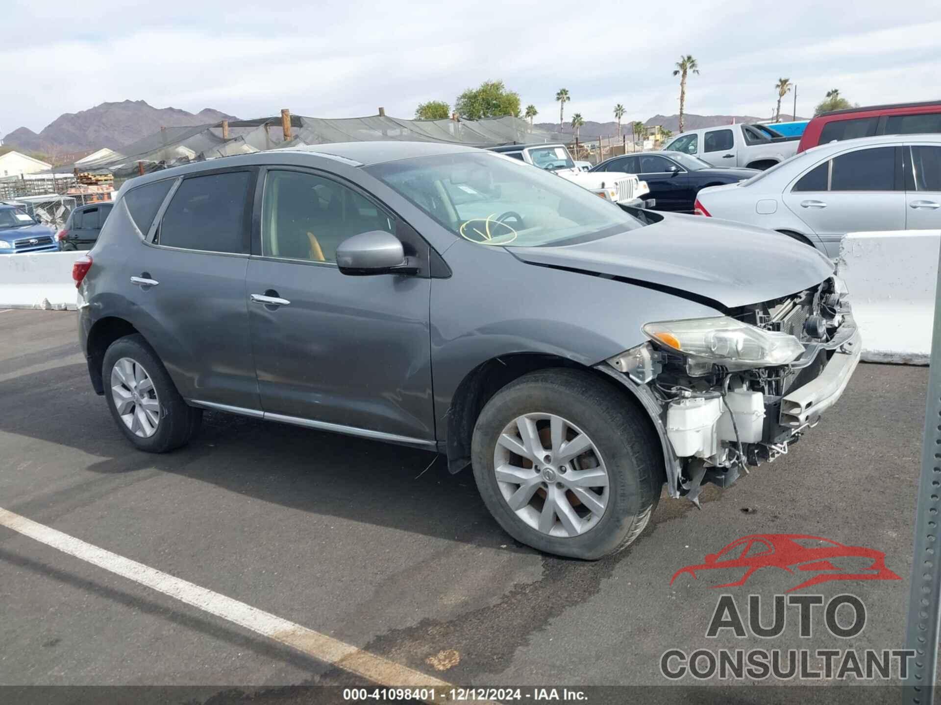NISSAN MURANO 2013 - JN8AZ1MU5DW202482