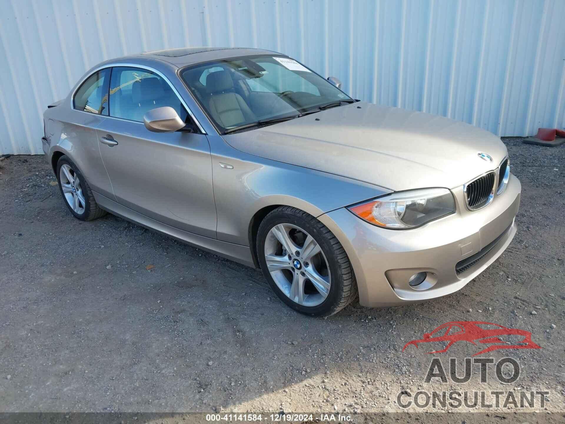 BMW 128I 2012 - WBAUP7C54CVP23206