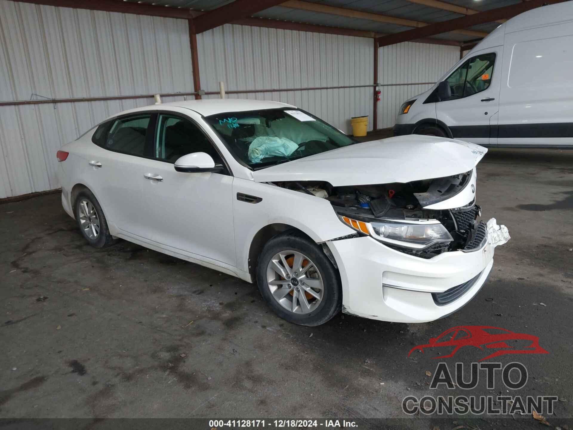 KIA OPTIMA 2016 - KNAGT4L35G5105419