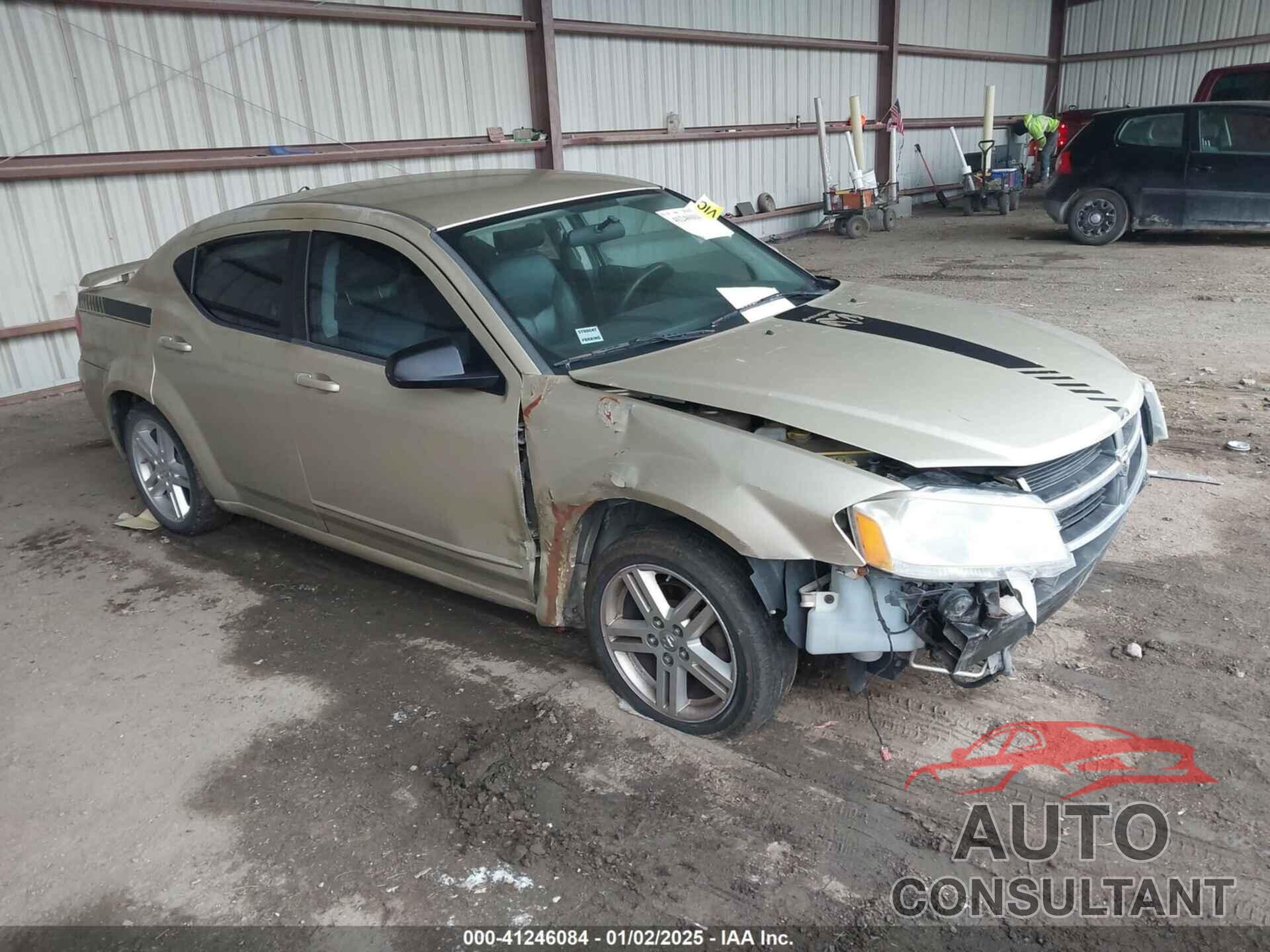 DODGE AVENGER 2010 - 1B3CC5FB1AN144043