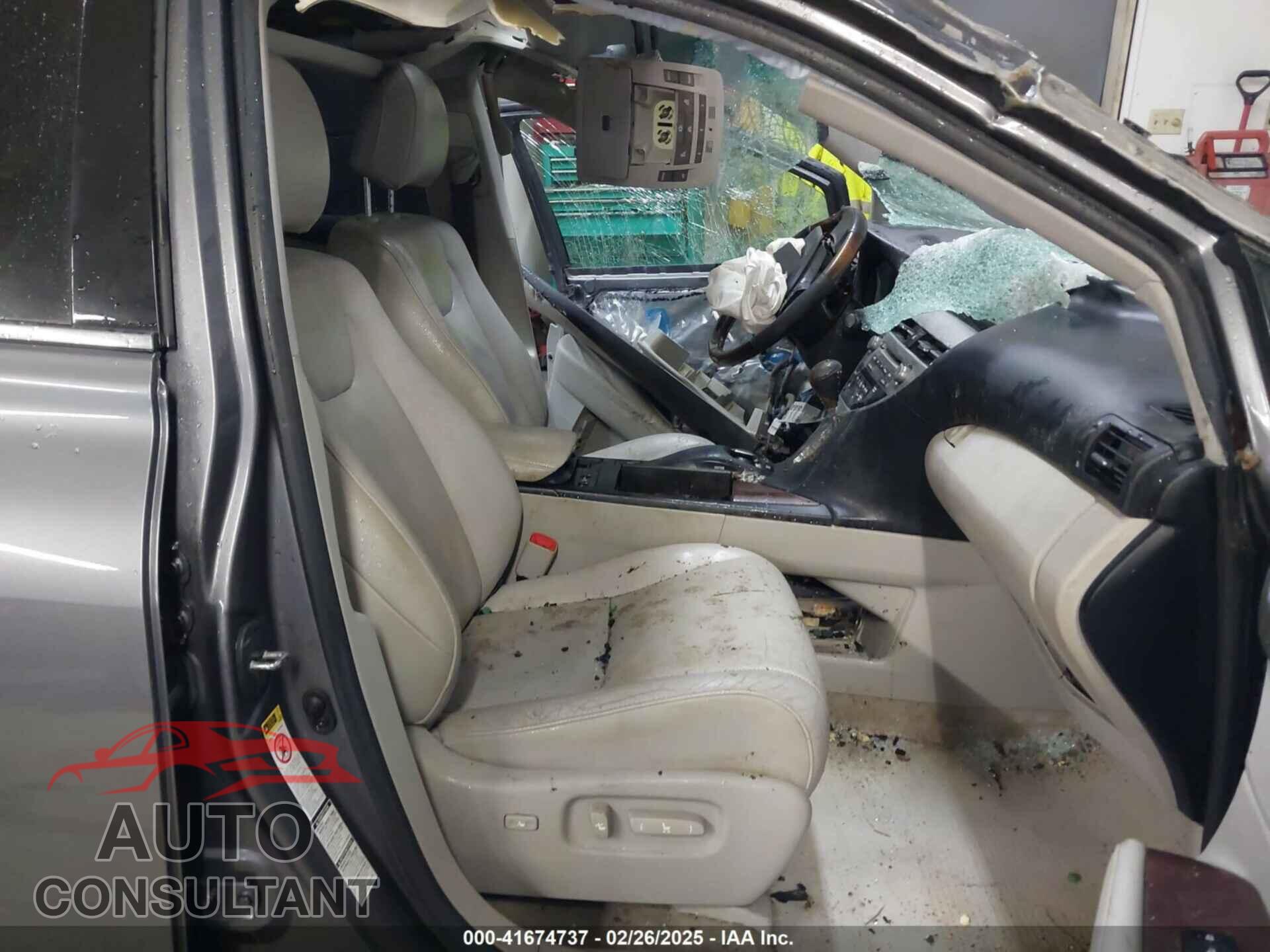 LEXUS RX 350 2012 - 2T2BK1BA6CC148027