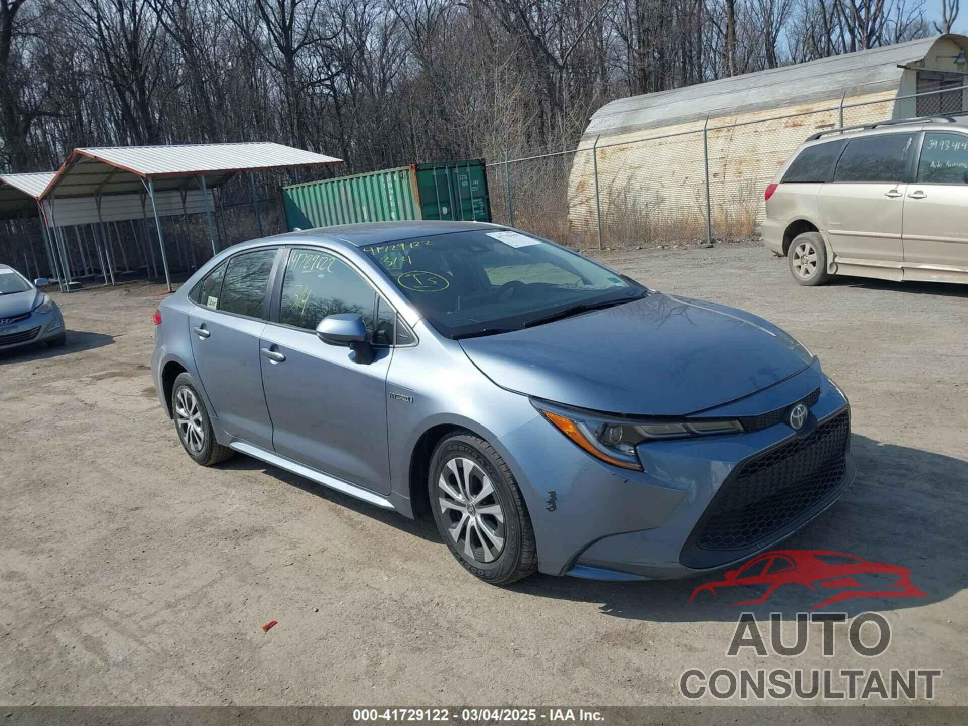 TOYOTA COROLLA 2021 - JTDEAMDE3MJ019884
