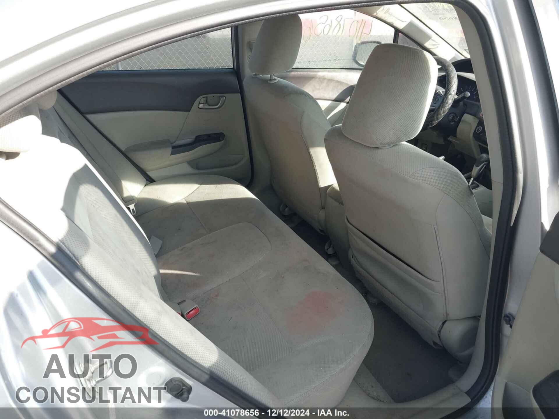 HONDA CIVIC 2012 - 2HGFB2F54CH606759
