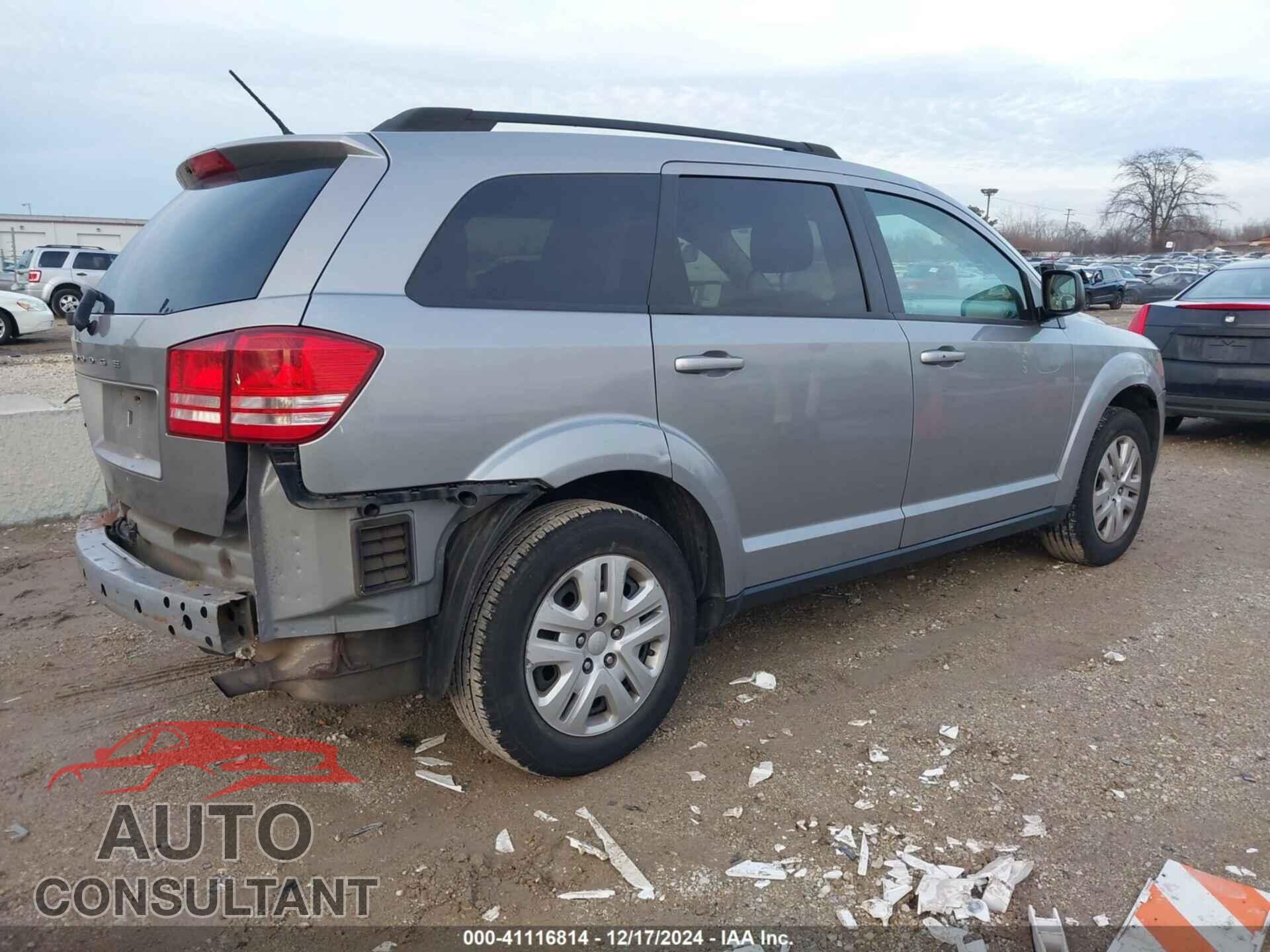 DODGE JOURNEY 2017 - 3C4PDCAB8HT605225
