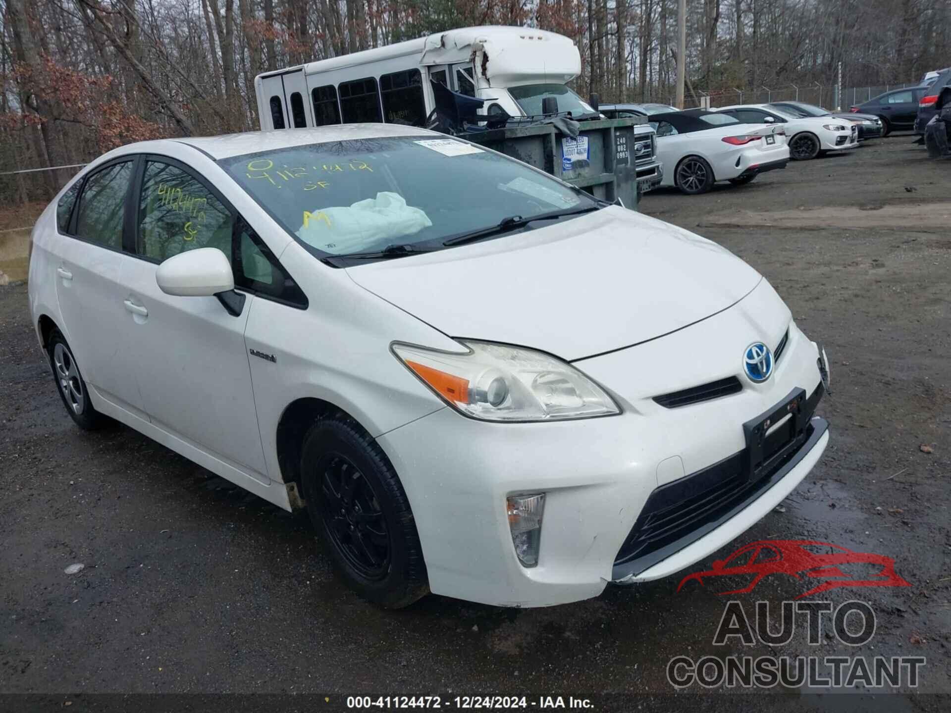 TOYOTA PRIUS 2012 - JTDKN3DU2C5383648