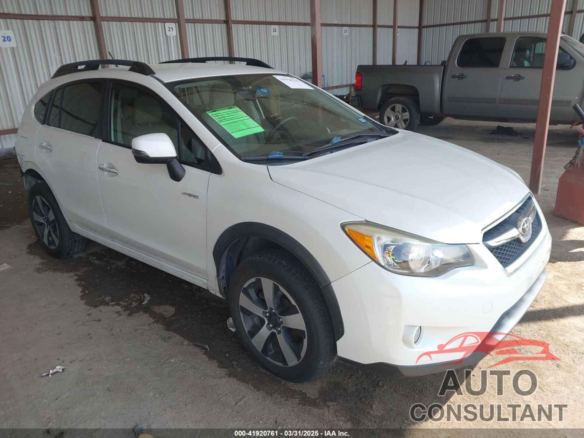 SUBARU XV CROSSTREK HYBRID 2014 - JF2GPBCC9EH257941
