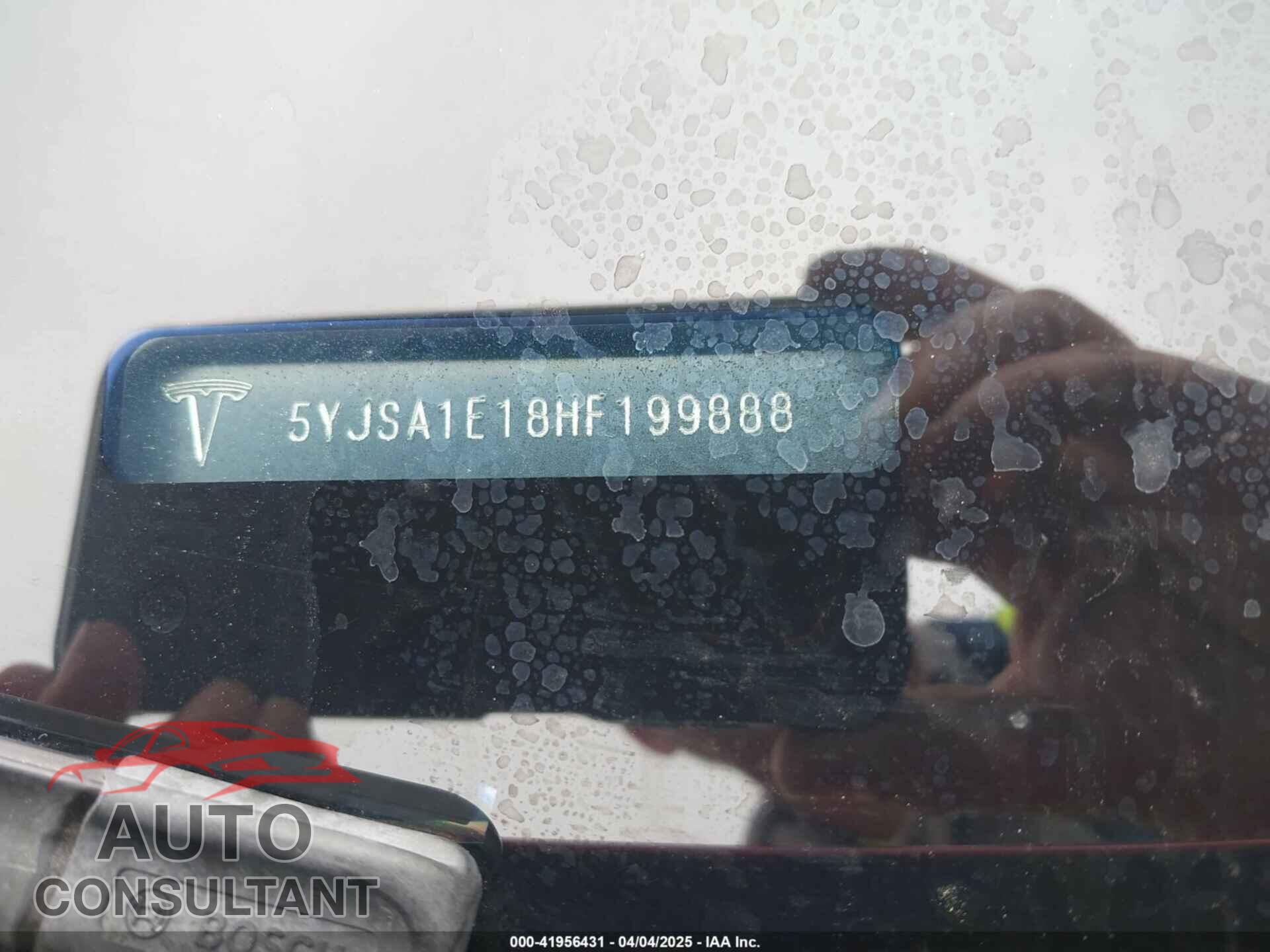 TESLA MODEL S 2017 - 5YJSA1E18HF199888