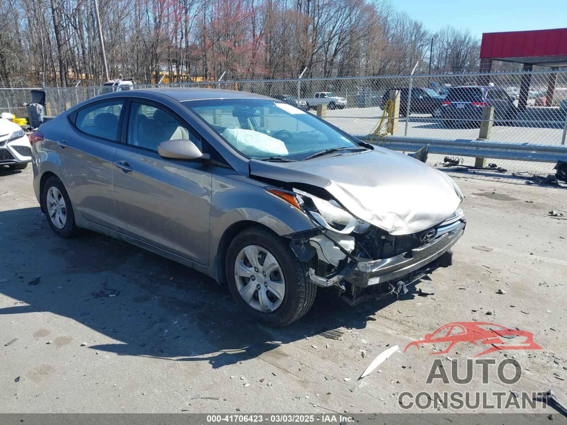 HYUNDAI ELANTRA 2016 - 5NPDH4AE9GH776071