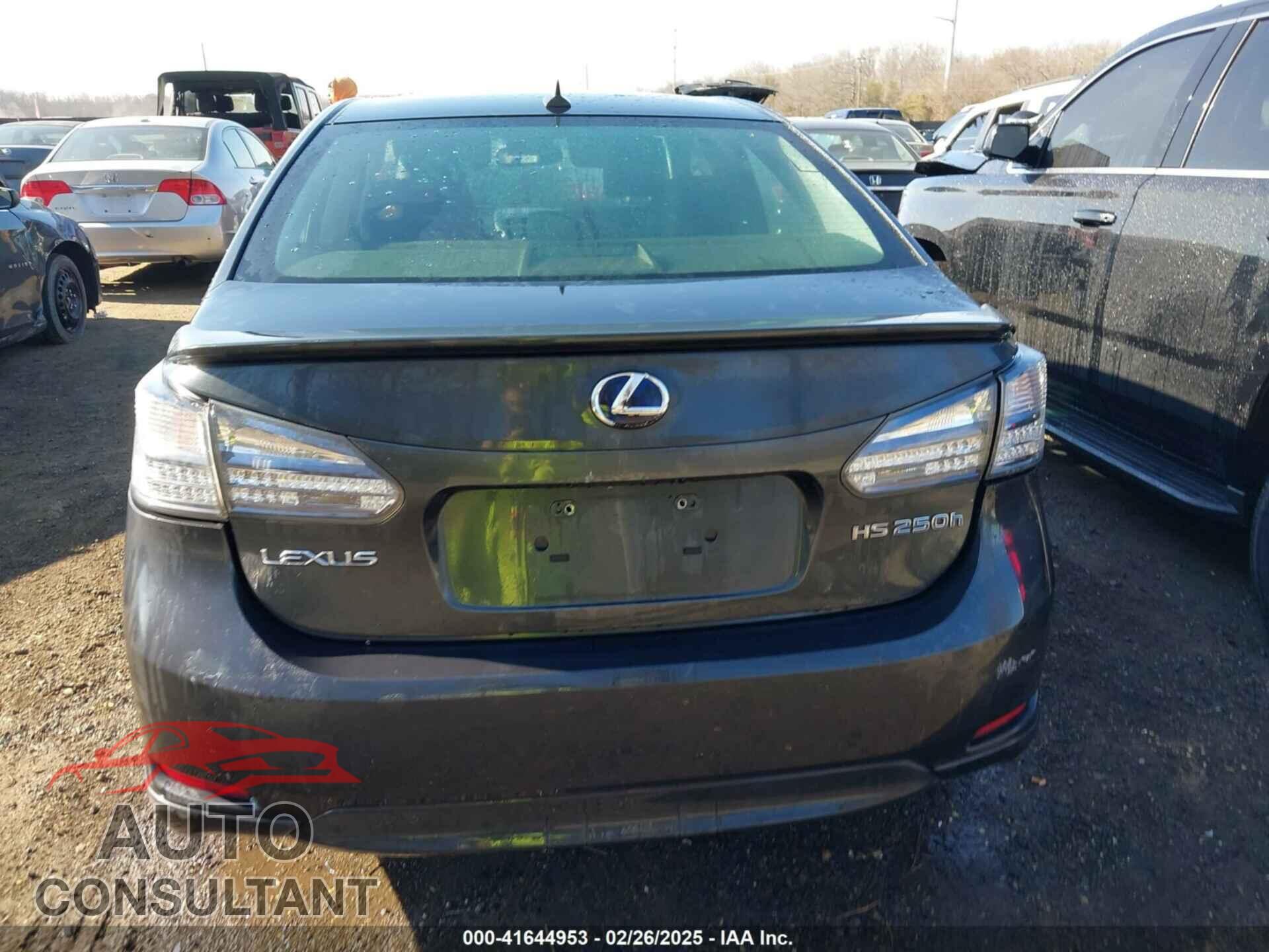 LEXUS HS 250H 2010 - JTHBB1BA1A2020373