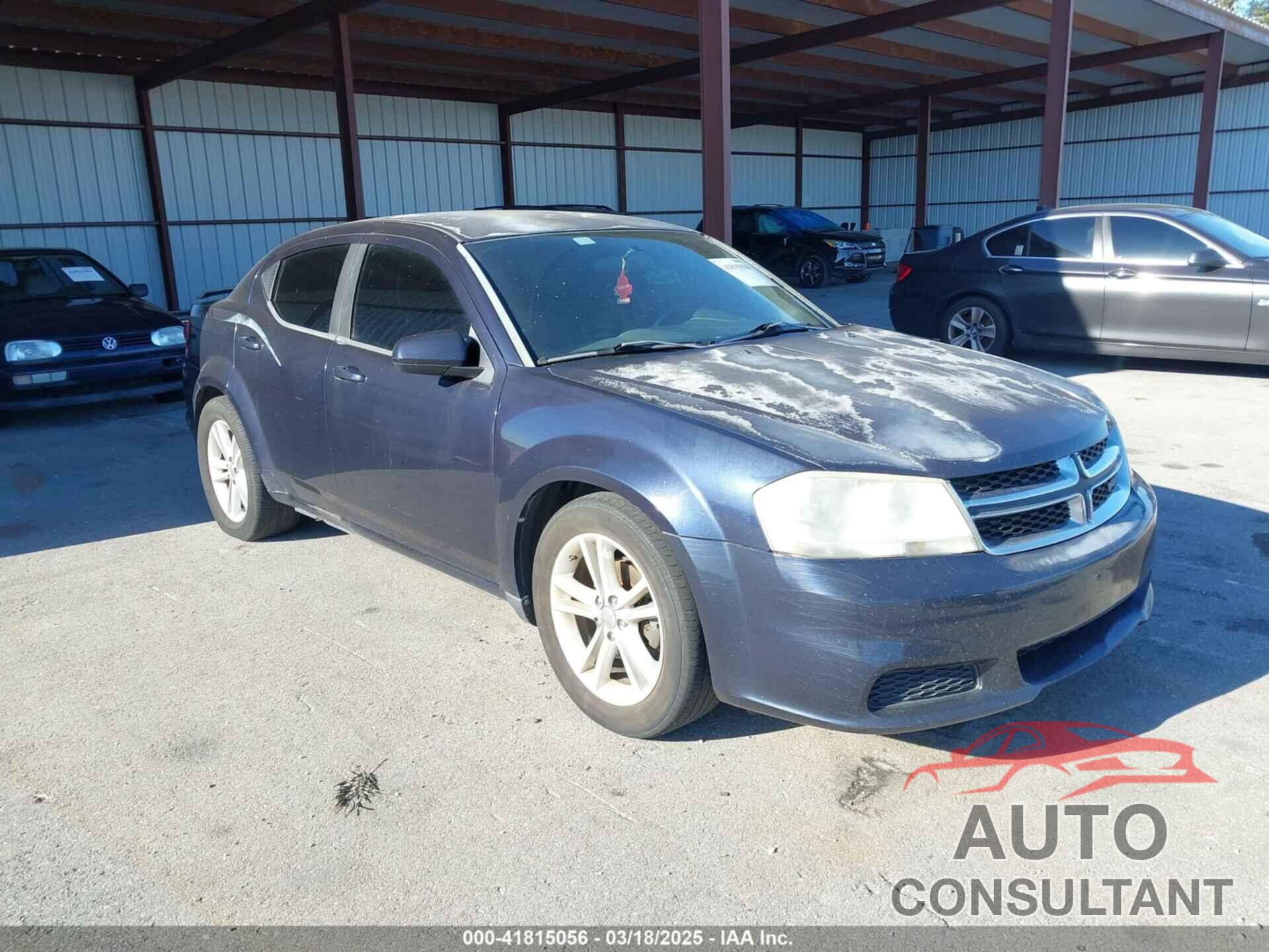 DODGE AVENGER 2012 - 1C3CDZCB4CN183658
