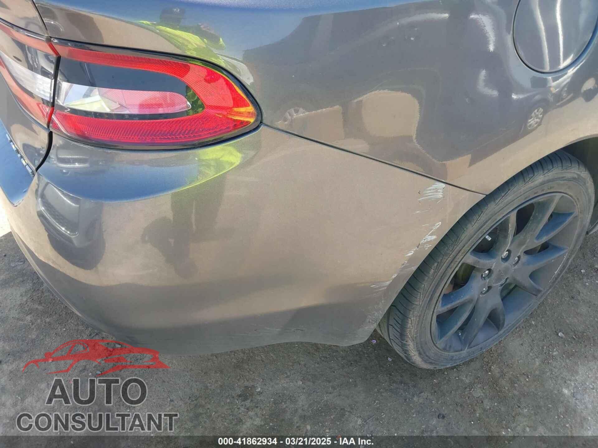 DODGE DART 2015 - 1C3CDFBB4FD132364