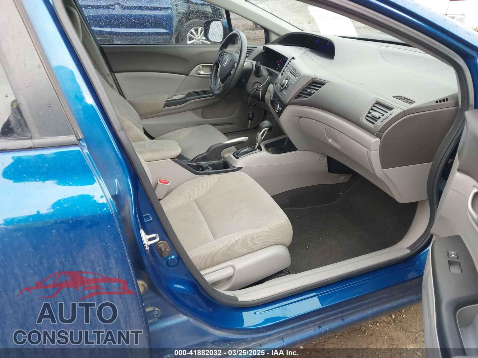 HONDA CIVIC 2012 - 19XFB2F57CE338736