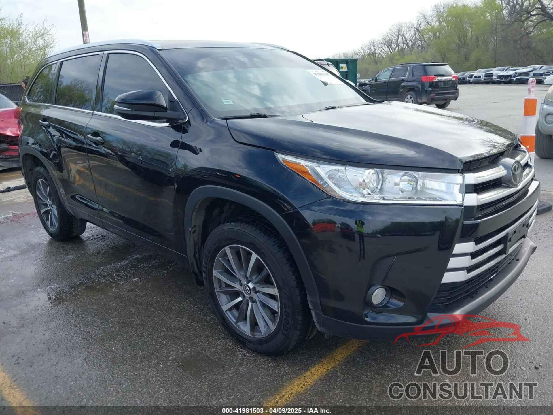 TOYOTA HIGHLANDER 2017 - 5TDJZRFH3HS451248