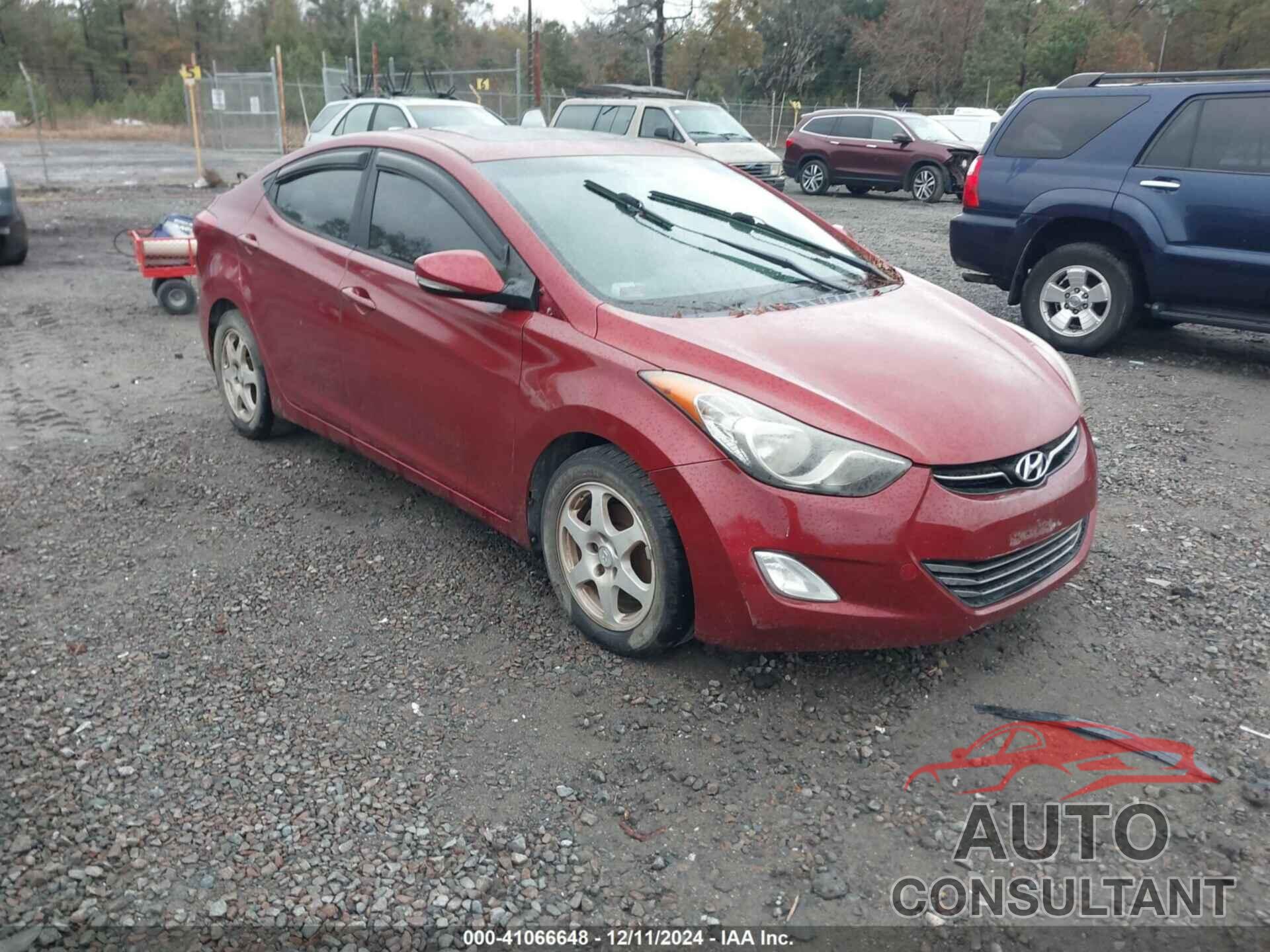 HYUNDAI ELANTRA 2012 - KMHDH4AE0CU335408