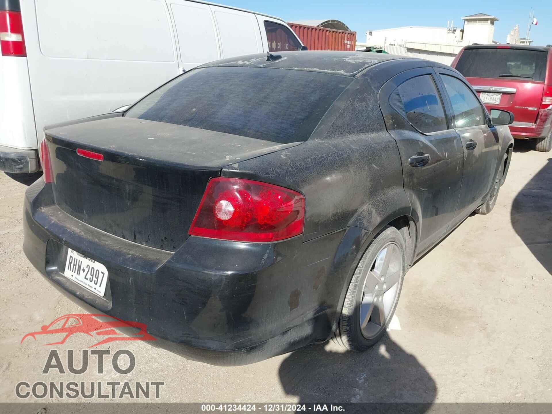 DODGE AVENGER 2013 - 1C3CDZAB5DN770892