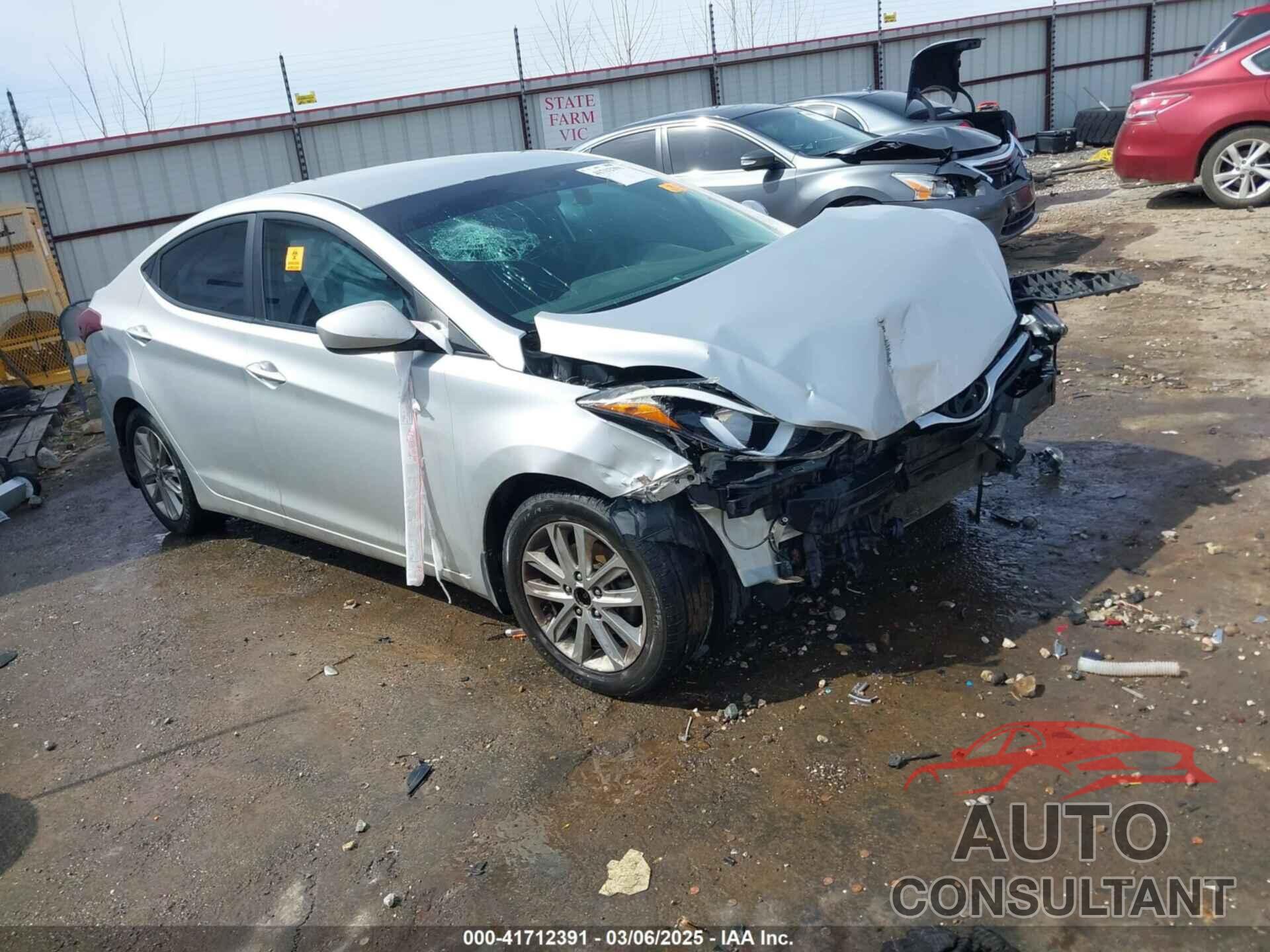 HYUNDAI ELANTRA 2016 - 5NPDH4AE2GH705889