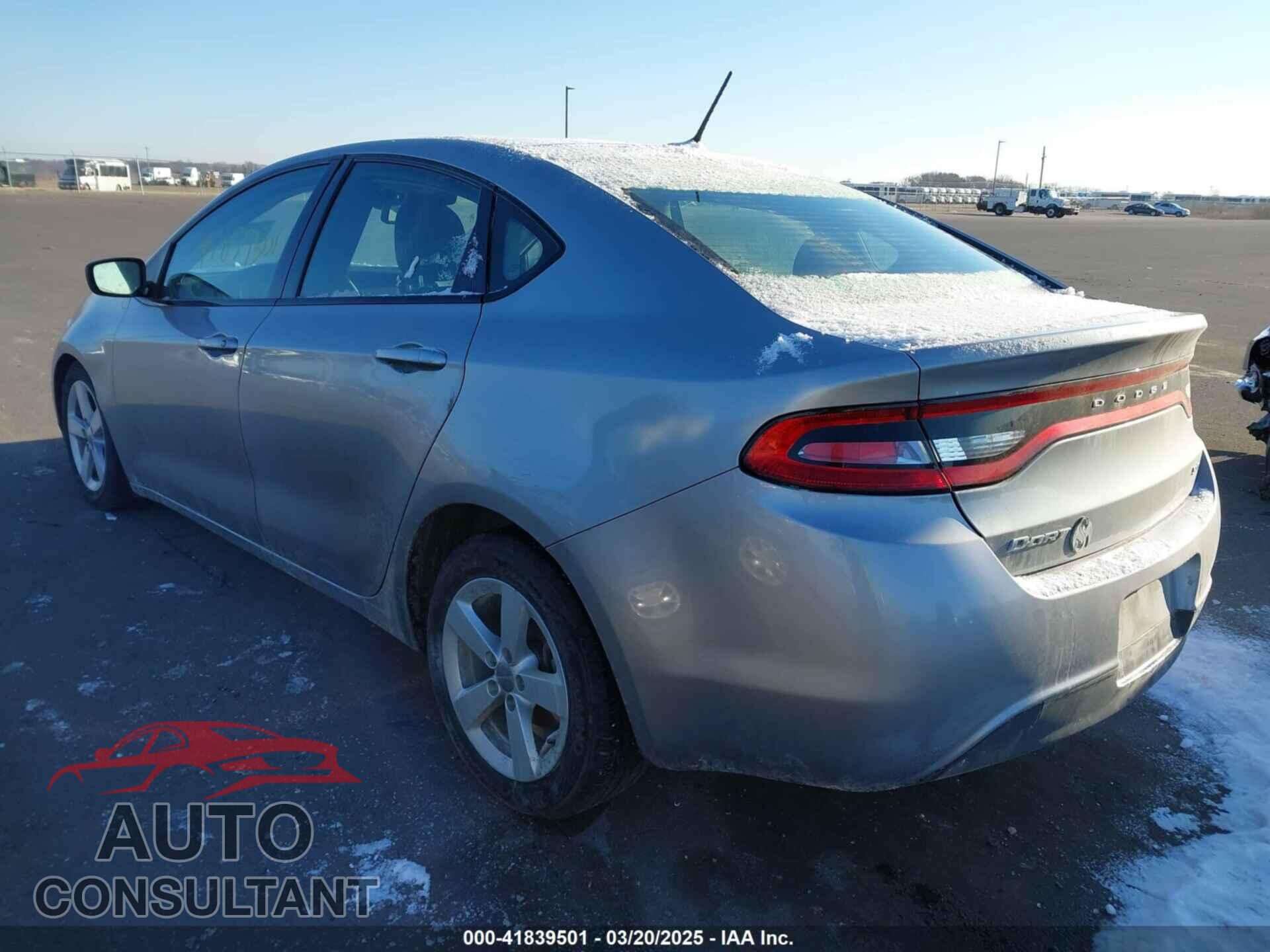 DODGE DART 2015 - 1C3CDFBB3FD158874