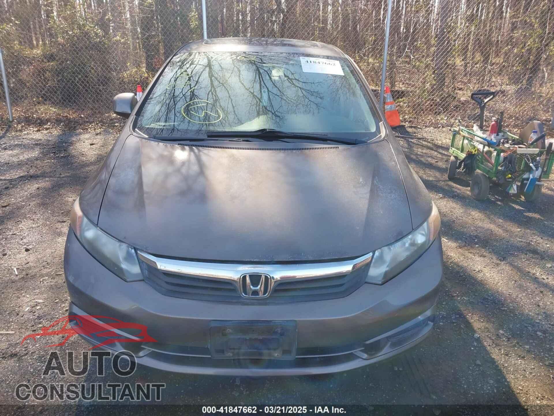 HONDA CIVIC 2012 - 2HGFB2F83CH537184