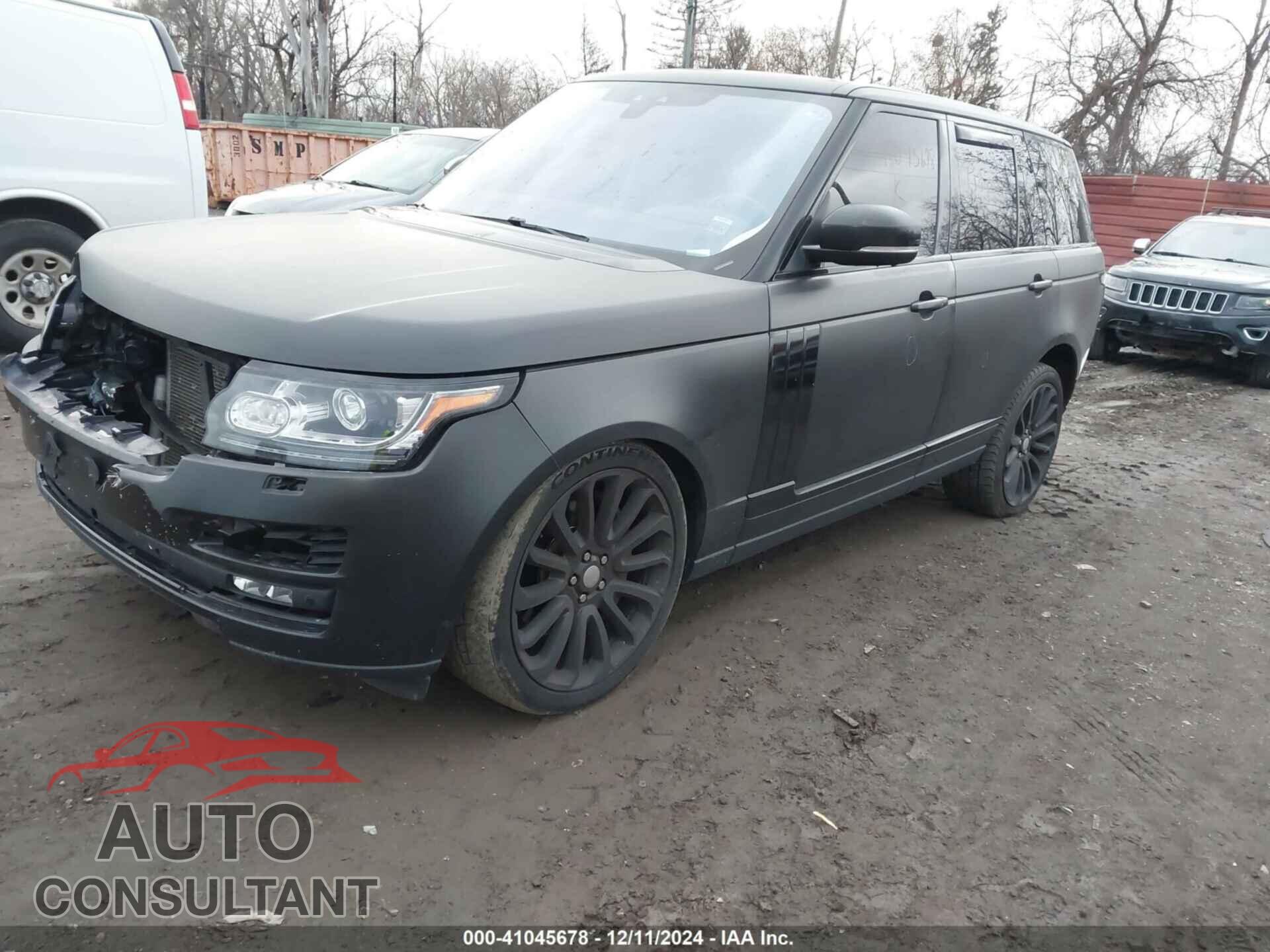 LAND ROVER RANGE ROVER 2017 - SALGS2FE8HA326604