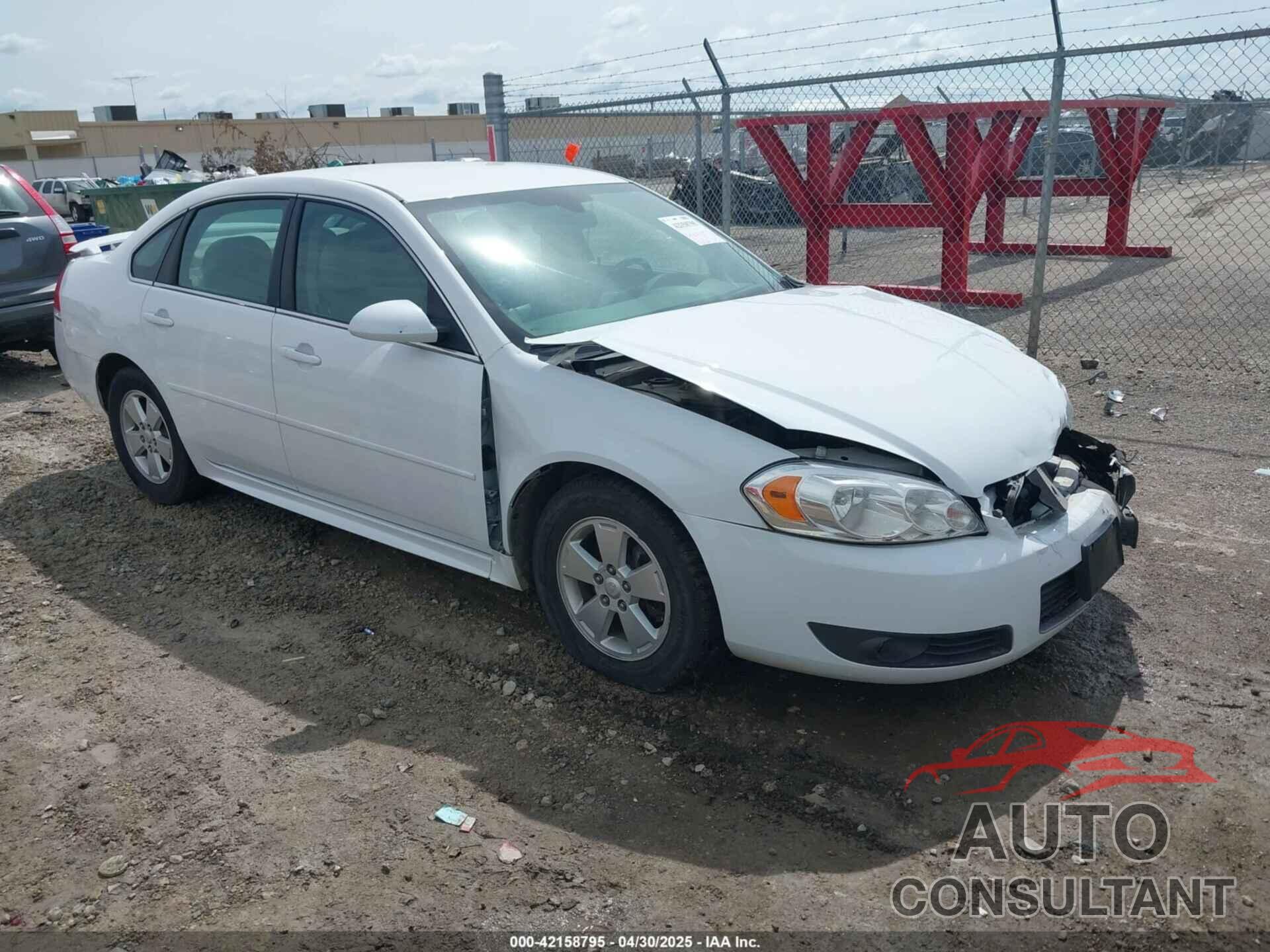 CHEVROLET IMPALA 2010 - 2G1WB5EK7A1189059