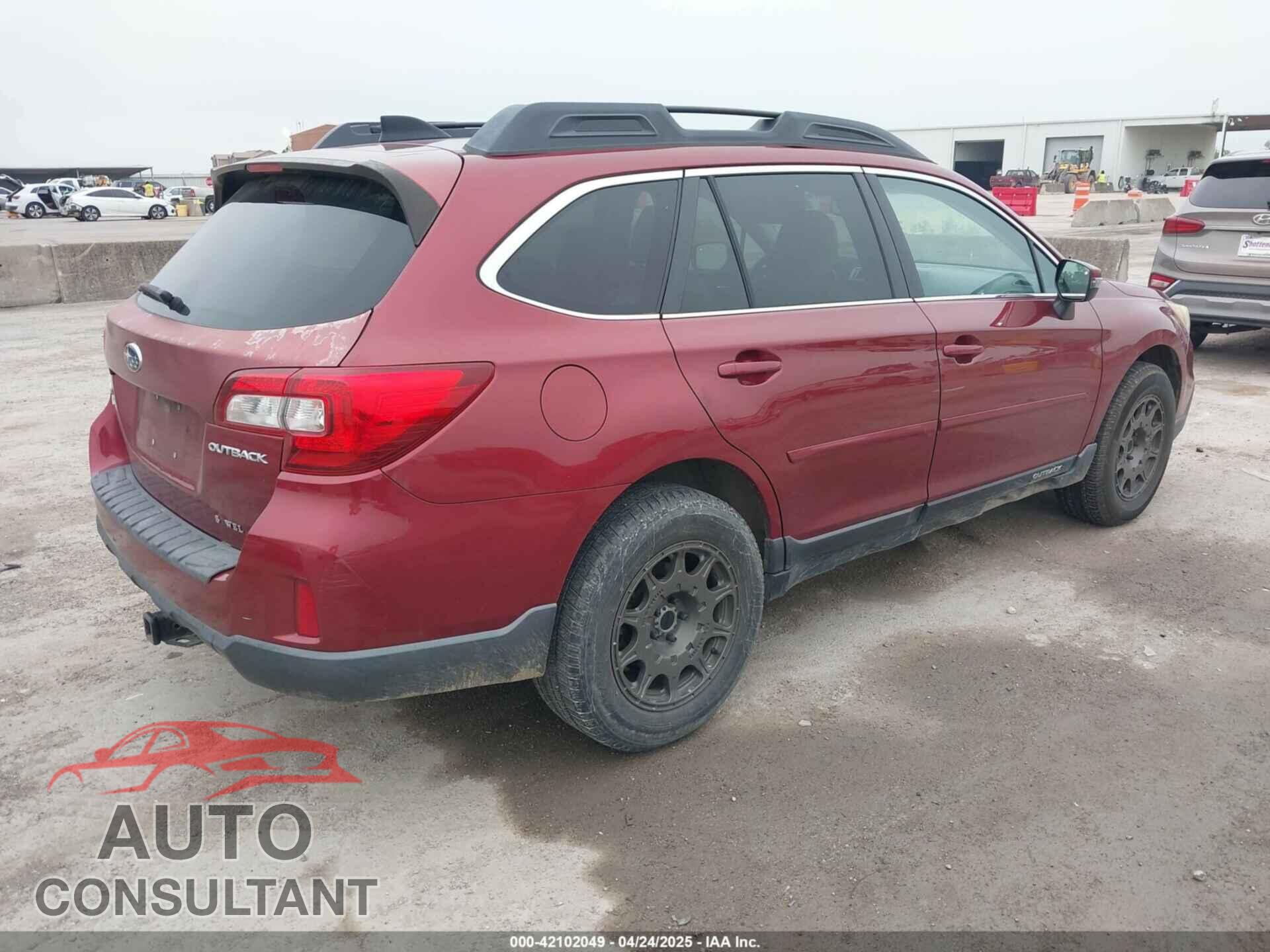 SUBARU OUTBACK 2016 - 4S4BSBLC9G3297231