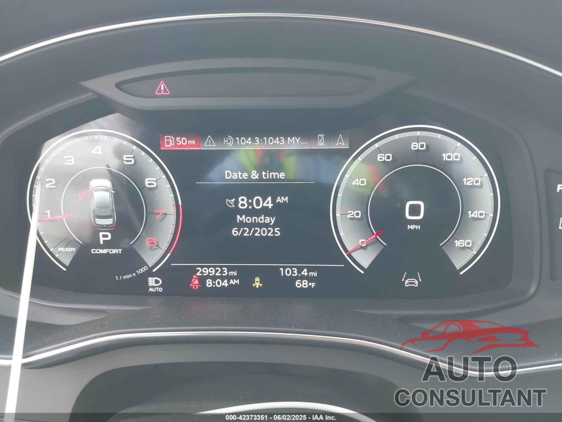 AUDI A6 SEDAN 2023 - WAUE3BF2XPN054496