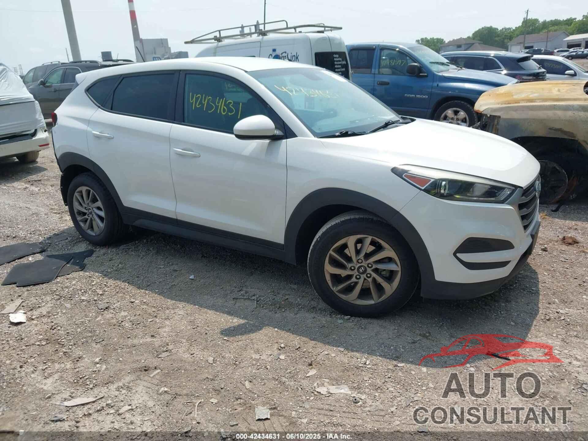 HYUNDAI TUCSON 2017 - KM8J23A42HU403785