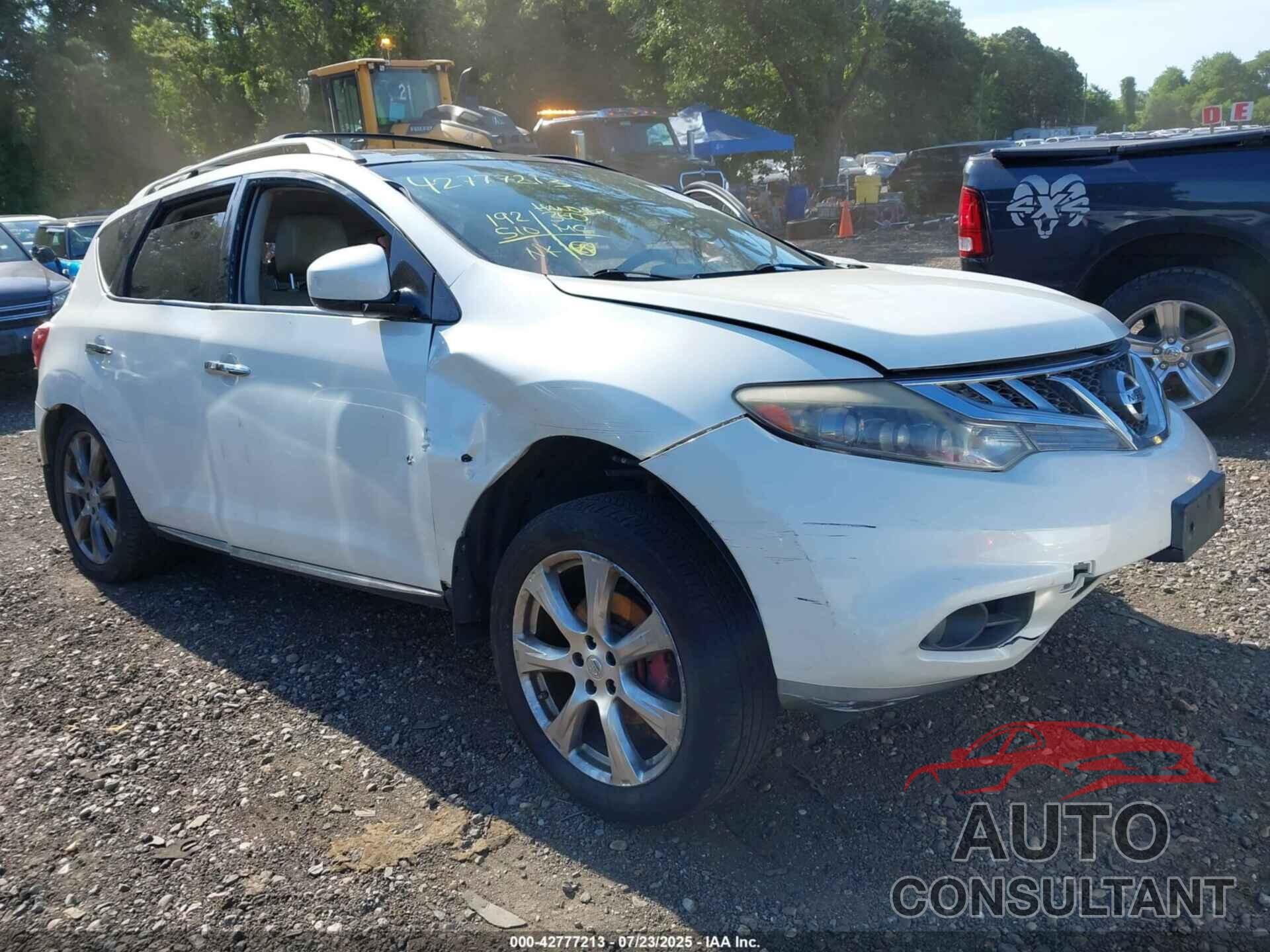 NISSAN MURANO 2012 - JN8AZ1MW1CW206528