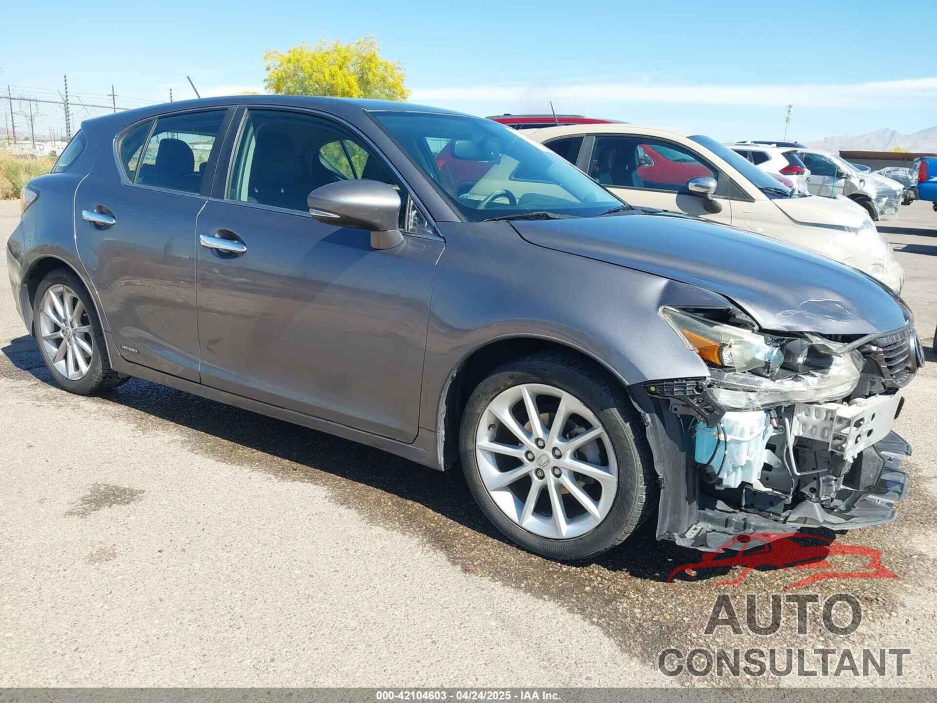LEXUS CT 200H 2013 - JTHKD5BH6D2129558