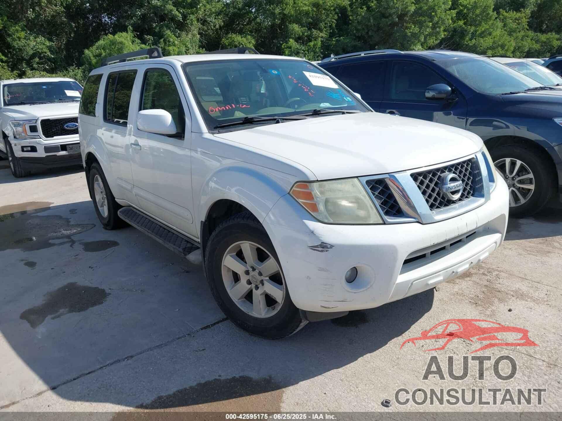 NISSAN PATHFINDER 2011 - 5N1AR1NN0BC619232