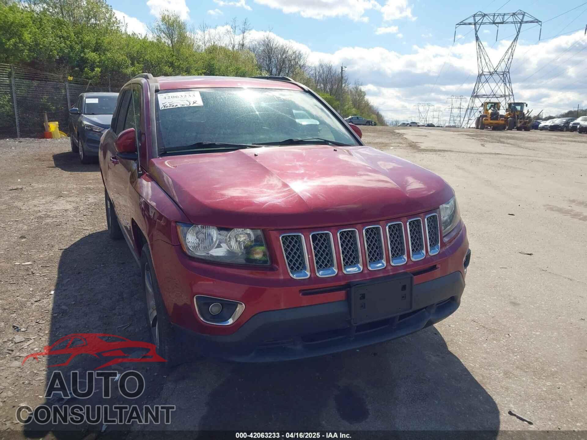 JEEP COMPASS 2017 - 1C4NJDEB2HD175584