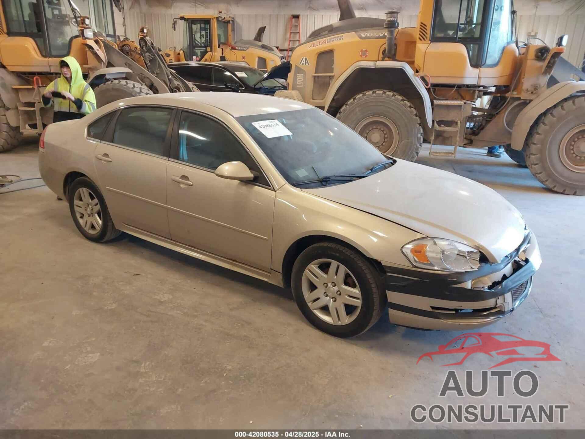 CHEVROLET IMPALA 2012 - 2G1WG5E39C1215707