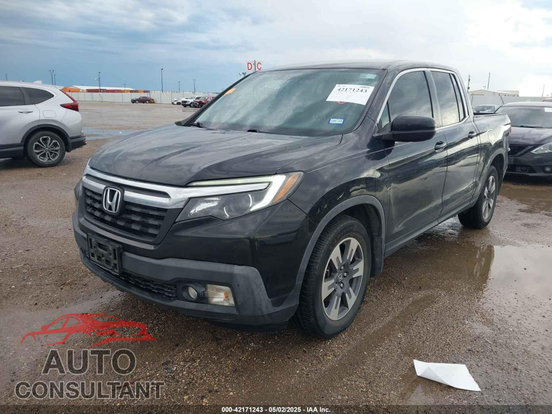 HONDA RIDGELINE 2017 - 5FPYK2F64HB003542