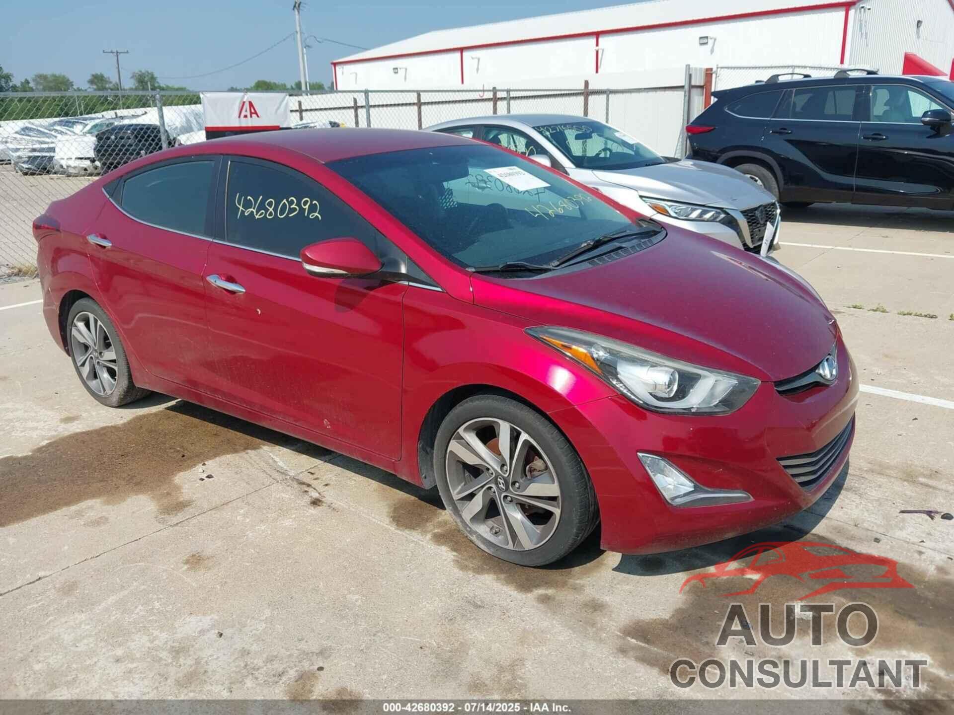 HYUNDAI ELANTRA 2016 - 5NPDH4AE3GH773926