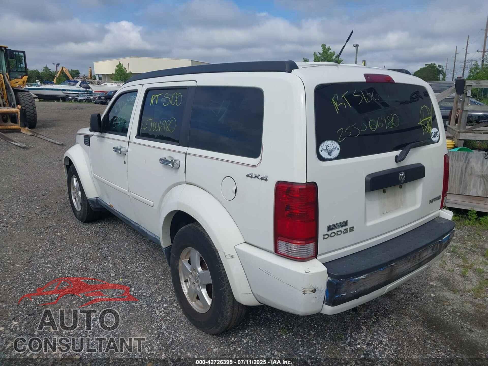DODGE NITRO 2009 - 1D8GU28K59W513566