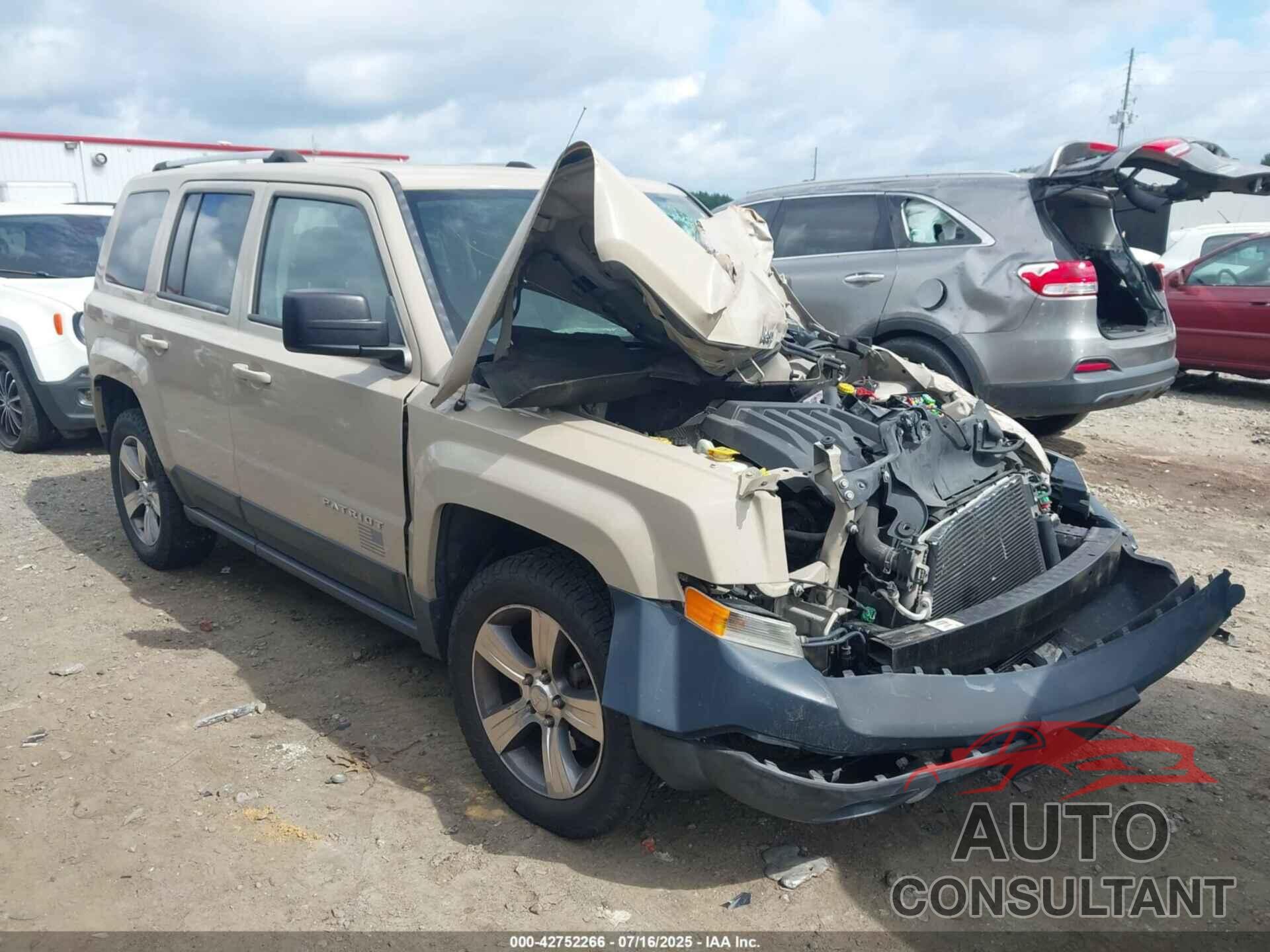 JEEP PATRIOT 2017 - 1C4NJRFBXHD108453