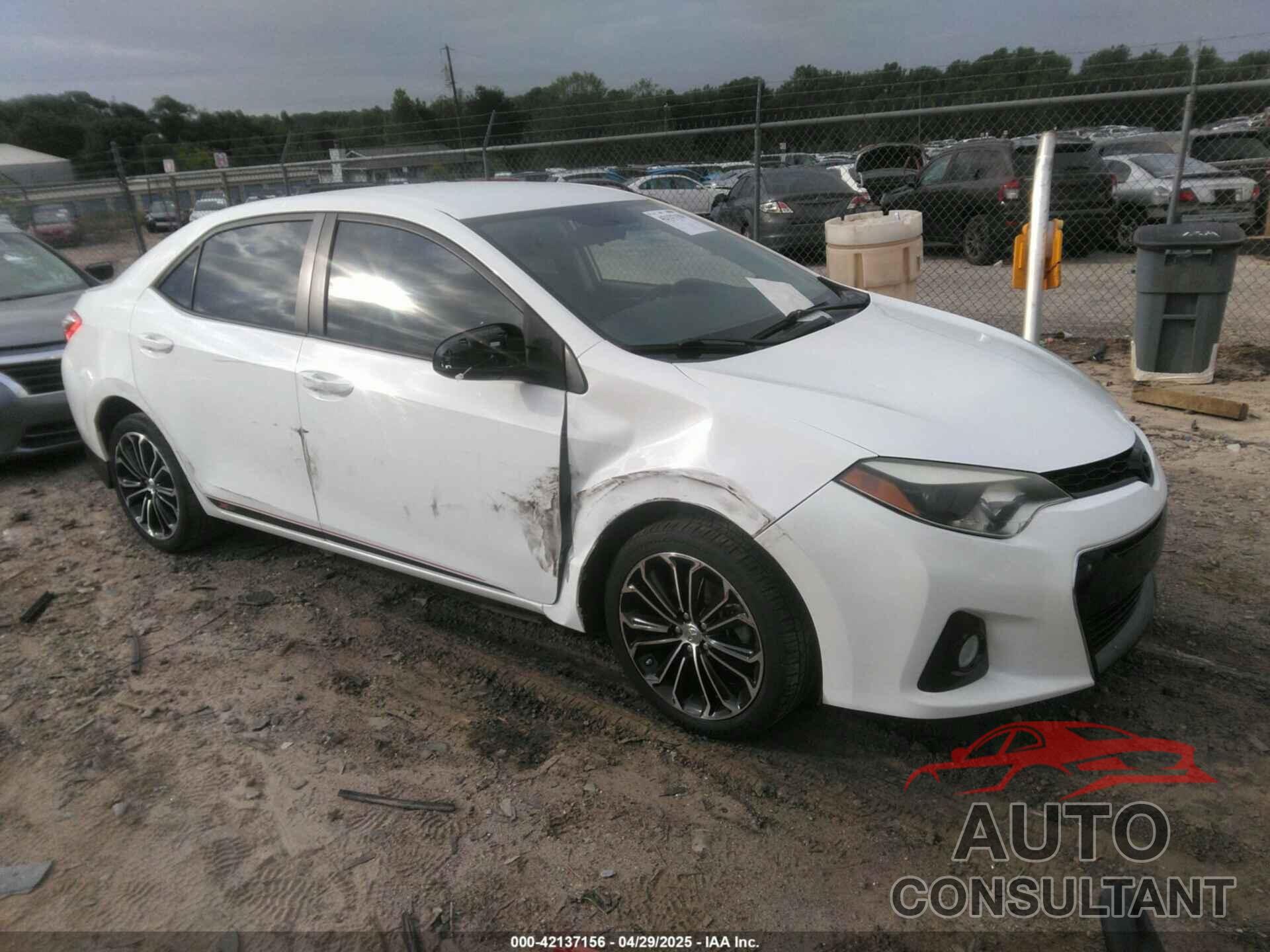 TOYOTA COROLLA 2016 - 2T1BURHE3GC545336