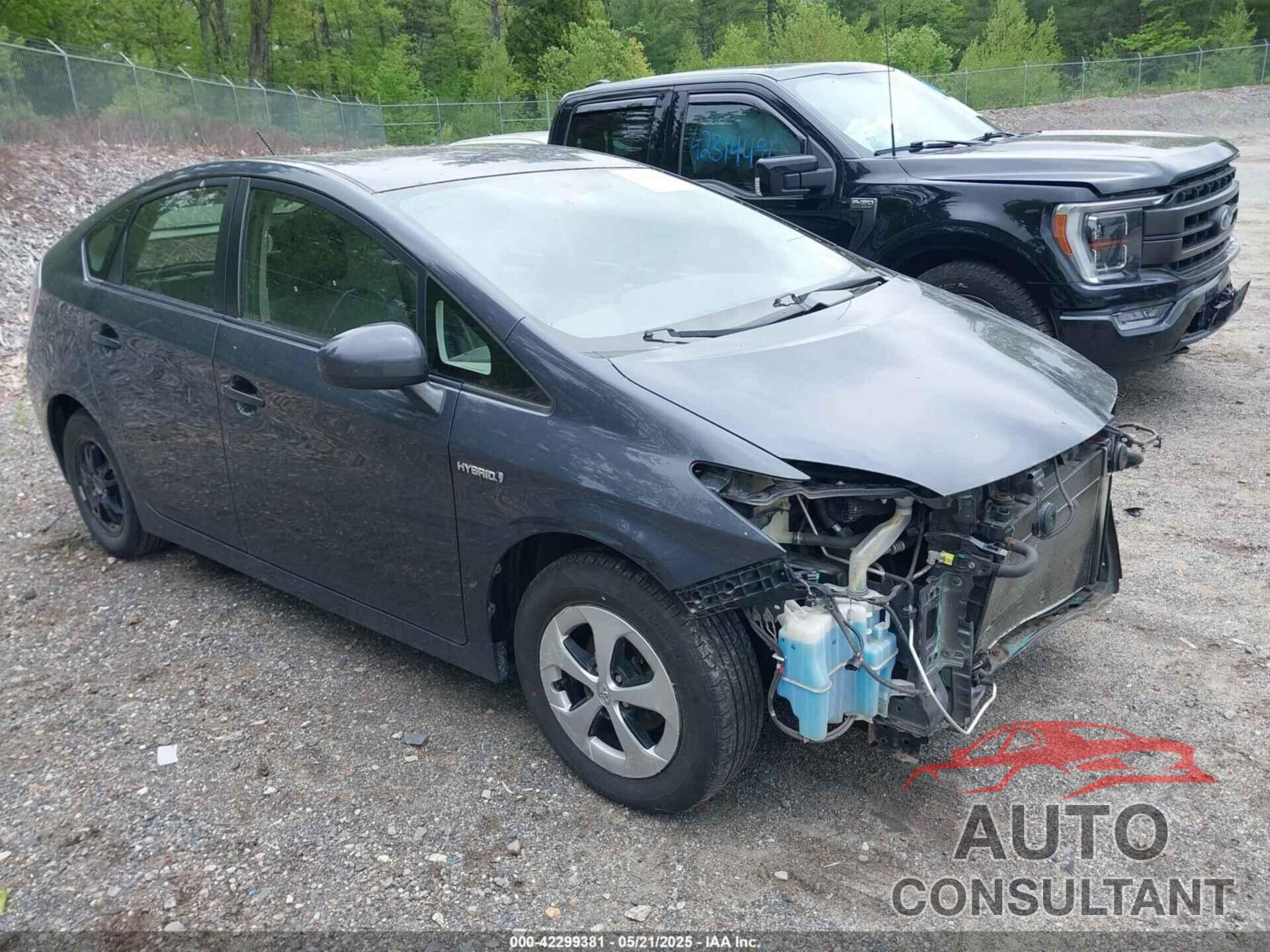 TOYOTA PRIUS 2013 - JTDKN3DUXD5704644