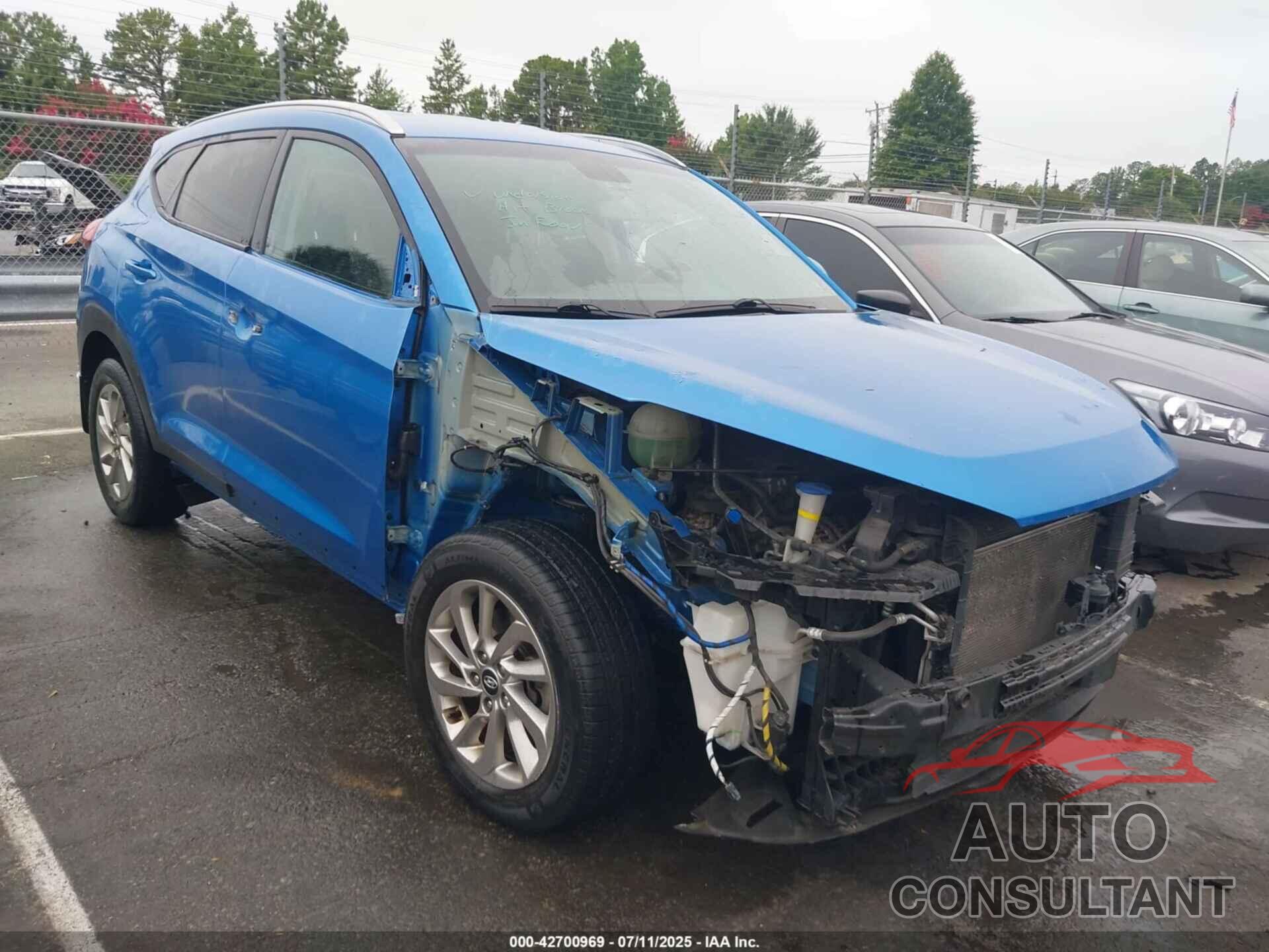 HYUNDAI TUCSON 2017 - KM8J3CA43HU438588