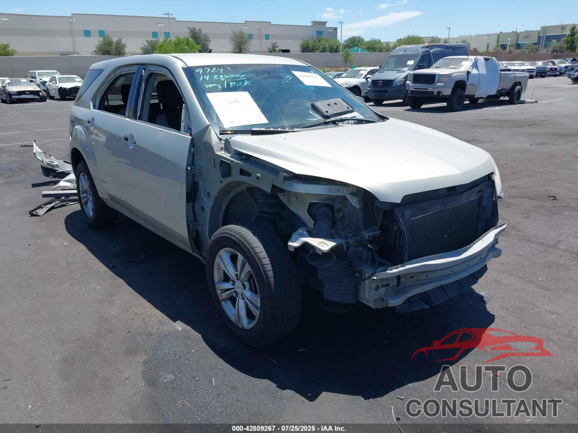 CHEVROLET EQUINOX 2014 - 2GNALAEK0E6314443